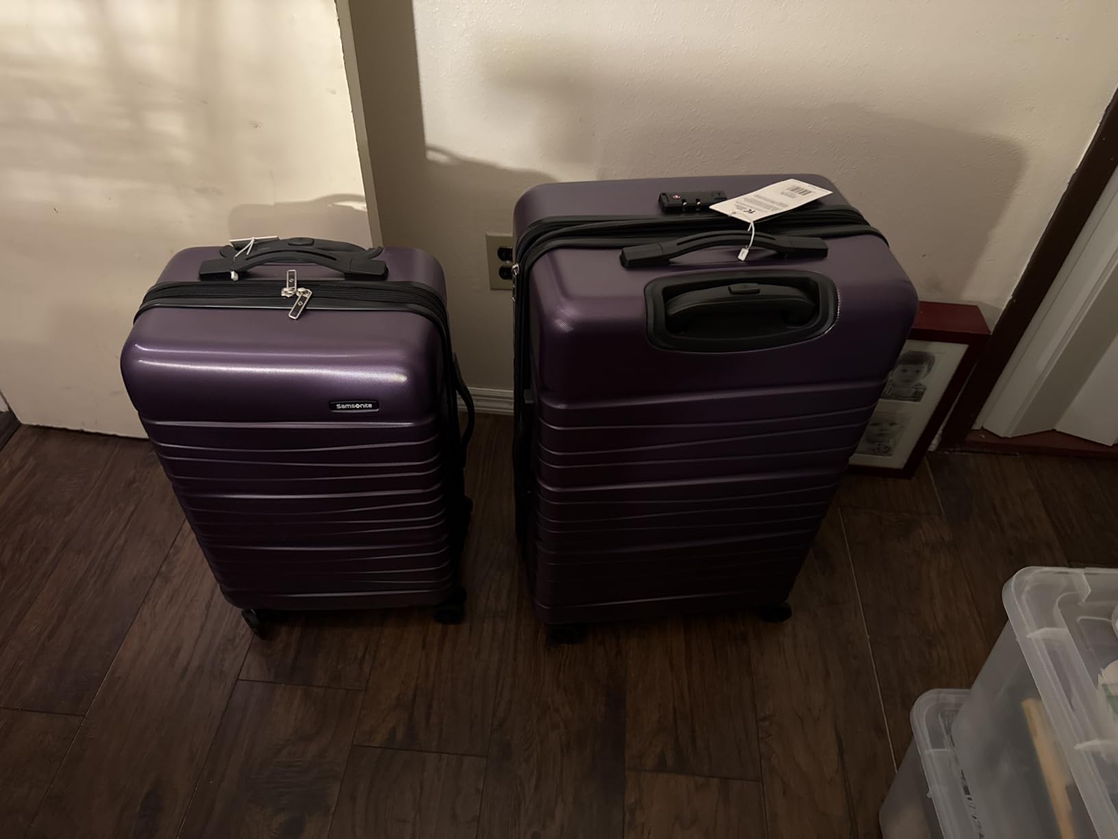 Samsonite Evolve SE Hardside Expandable Luggage with Spinners, Bass Black, 3PC Set (CO/M/L) customer photo 2