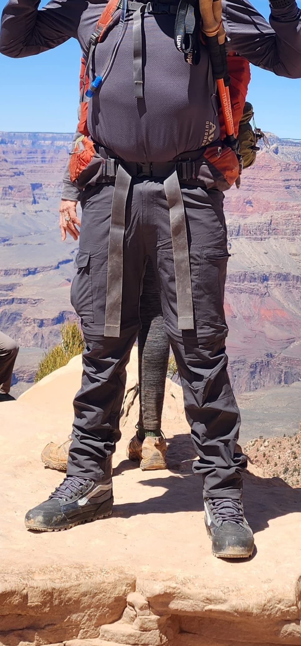 Men's Hiking Pants Convertible Zip Off Lightweight Waterproof Quick Dry Outdoor Fishing Travel Safari Camping customer photo 1