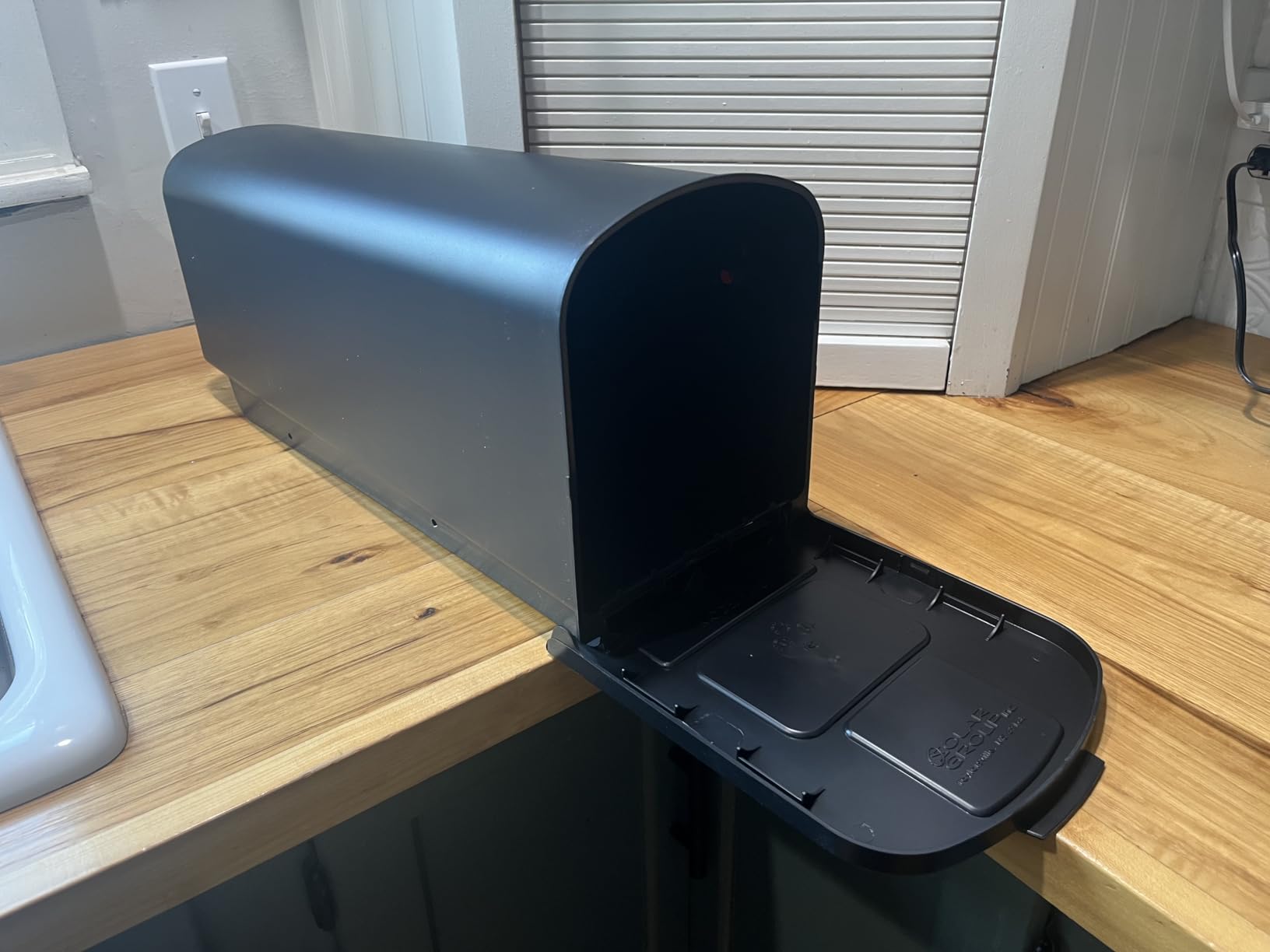 Architectural Mailboxes Parsons Post Mount Mailbox, Black, Medium customer photo 1