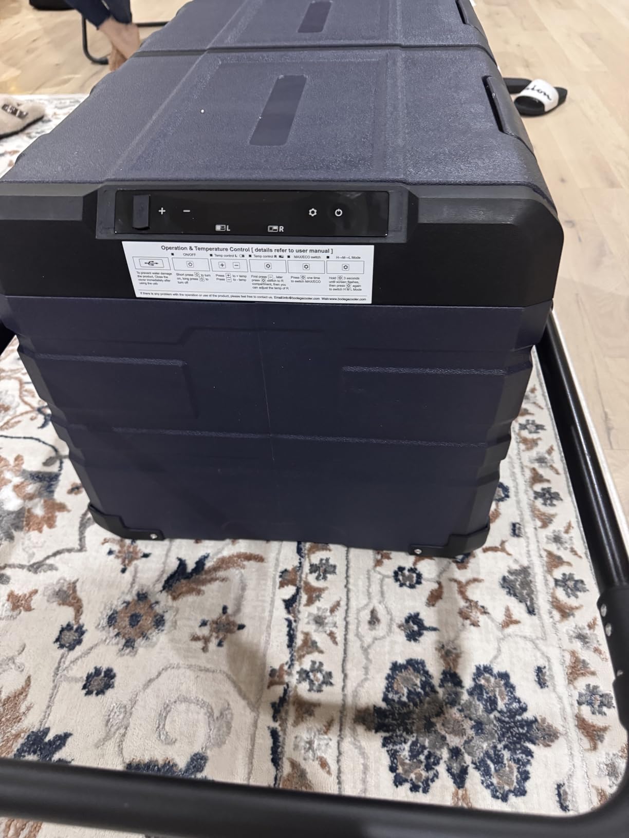 BODEGA 12 Volt Car Refrigerator, 48QT Dual Zone Portable Fridge Freezer | APP Control Electric Cooler for Truck Van Camping Travel, 12/24V DC & 100-240V AC, -4℉ to 68℉ customer photo 1