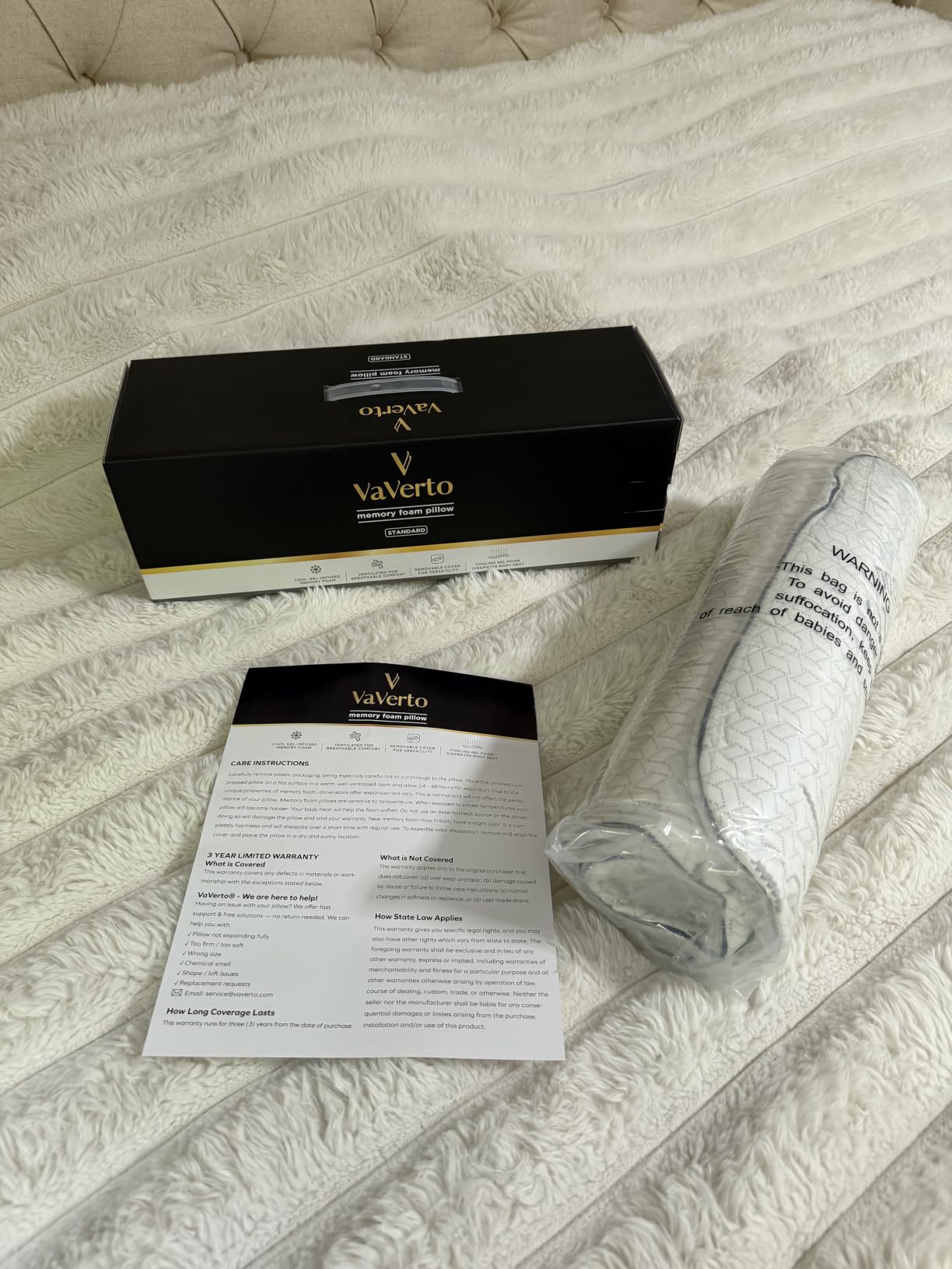 Vaverto Camping Pillow - Backpacking Memory Foam Travel Pillow 1-Pack | Medium firm memory foam pillow - breathable, machine washable cover - Ideal lightweight small pillow - backpacking & outdoors customer photo 2