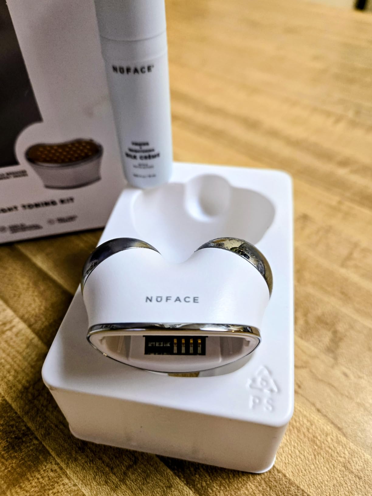 NUFACE Trinity+ Facial Massager + LED Red Light Therapy - Wrinkle Reducer, Skin Tightening & Lifting for Face & Neck, FDA-Cleared - Enhances Radiance, Reduces Fine Lines - Microcurrent Facial Device customer photo 2
