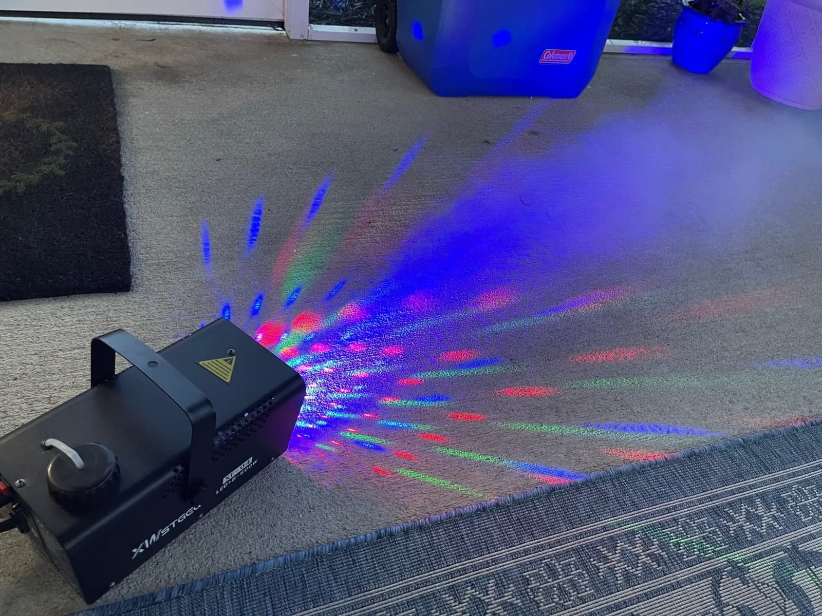 XWSTGEQ 500W Haze Machine with 1.2L Tank DMX Wireless Manual Control | Low Noise, Fast Preheat, 4H Continuous Fog, Safe Overheat Protection for DJ Halloween Stage Christmas Party customer photo 1