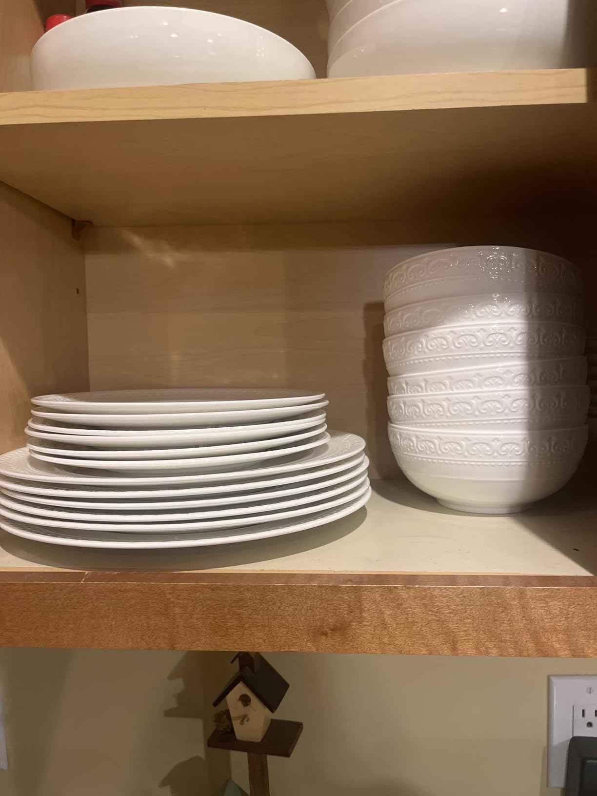 Mikasa Crown White Chip Resistant 18 Piece Dinnerware Set, Service for 6 customer photo 2