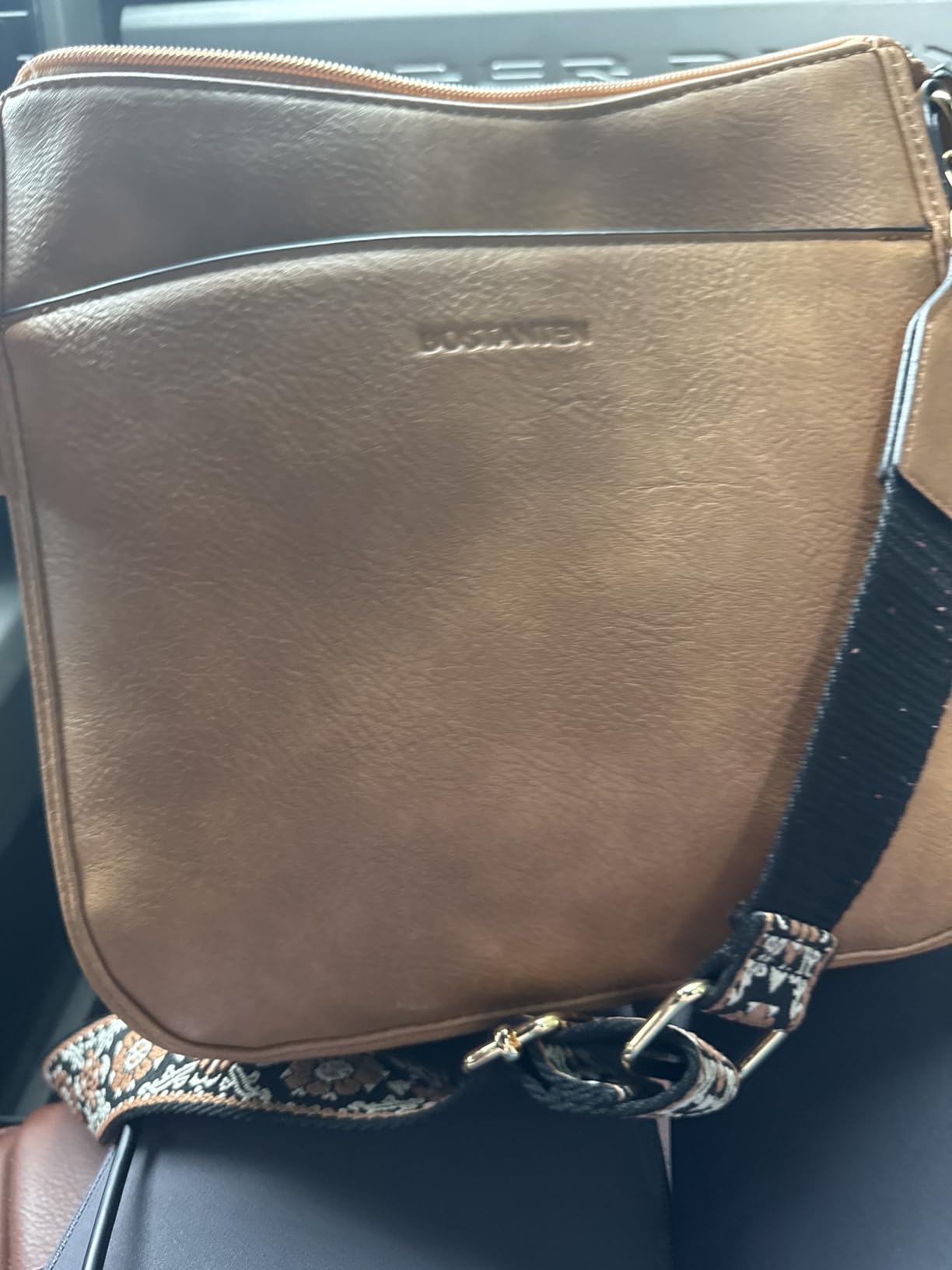 Crossbody Bags for Women Trendy Vegan Leather Hobo Purses Shoulder Handbags Wide Shoulder Strap customer photo 2