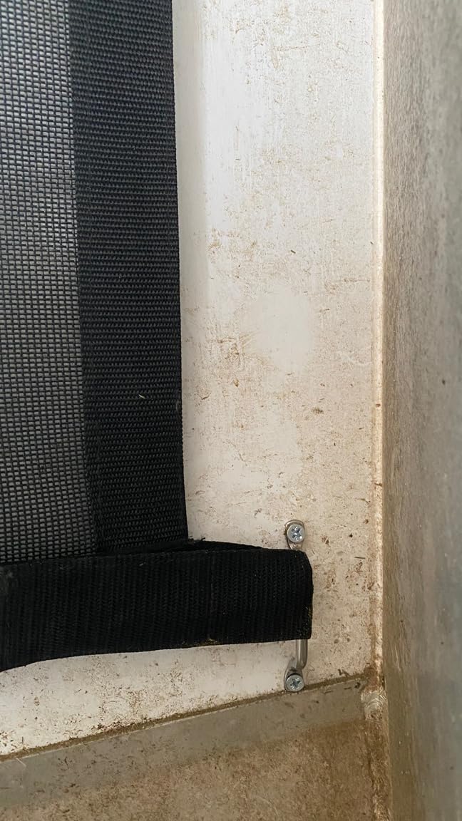 35 Inch Length x 26 Inch Height Horse Trailer Window Screen with Mesh Hole 0.04 x 0.04 inch, 2 Pack customer photo 2
