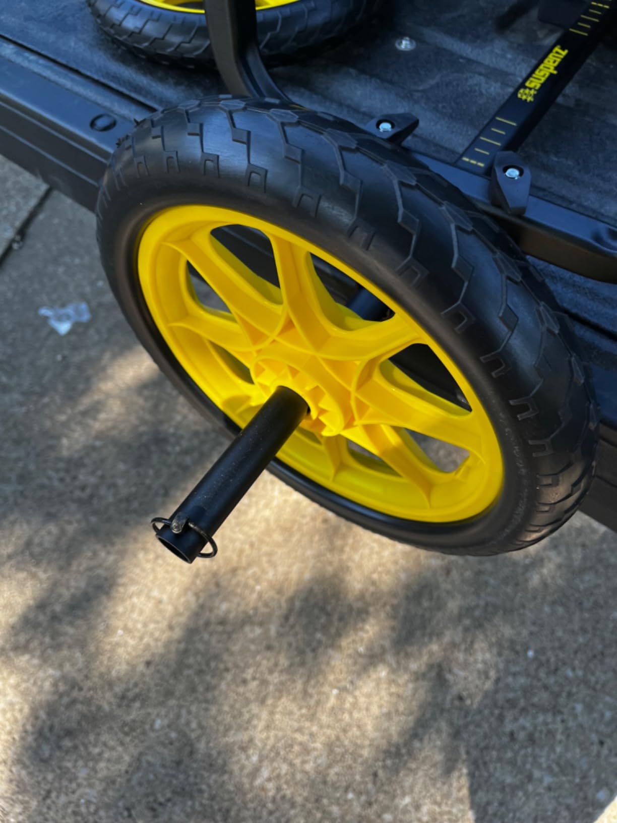 Suspenz Fishing Kayak Cart Trolley | Heavy Duty Canoe Carrier Trailer with Adjustable Bi-Directional Bunker Bars and Airless Wheels | Catch-All Universal Airless Cart (22-9909) customer photo 1