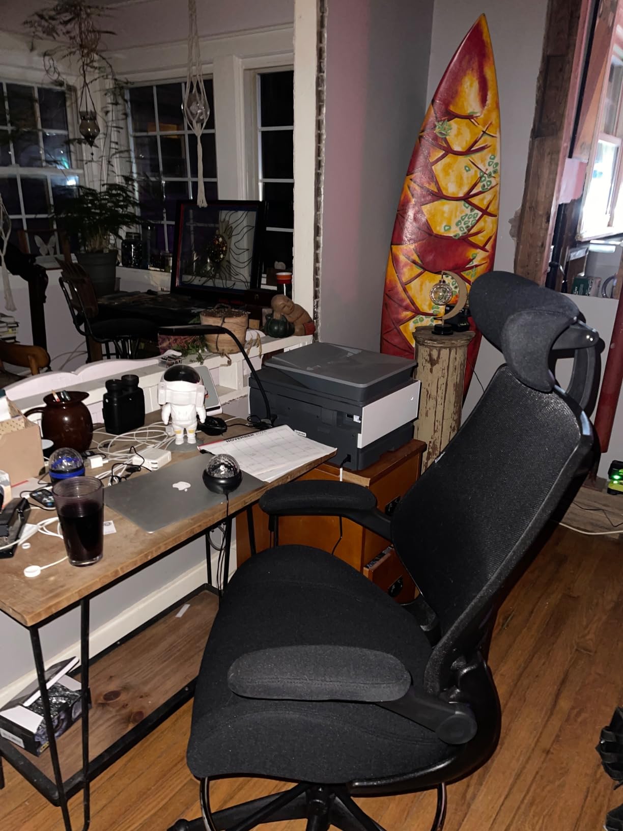 BOLISS Drafting Tall Office Chair 400lbs High Back Standing Desk Chair | Comfortable Wide Chair with Flip up Armrests, Adjustable Headrest, Molded Foam Seat, Lumbar Cushion, Adjustable Big FootRing customer photo 2