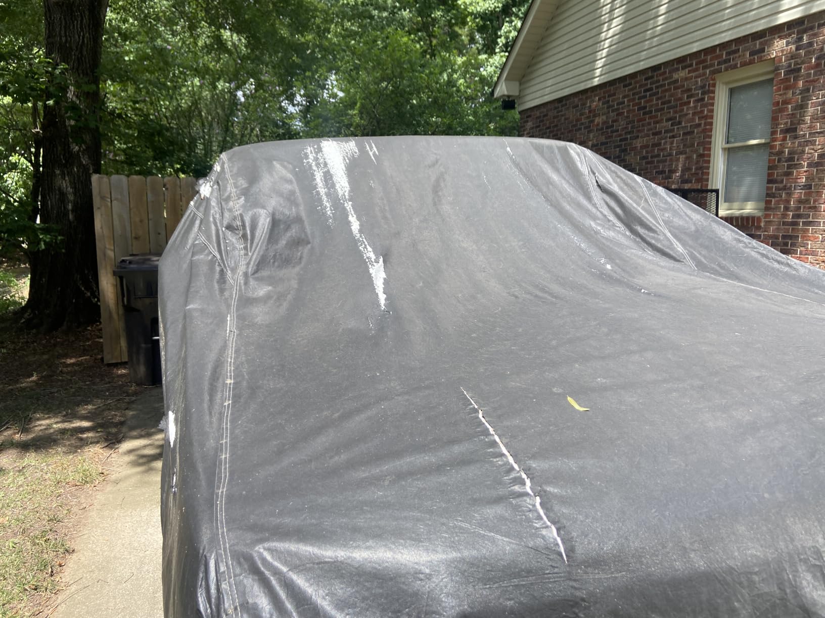 10 Layers Car Cover Waterproof All Weather for Large SUV,100% Waterproof Outdoor Car Covers Rain Snow UV Dust Protection. Custom Fit for Chevy Tahoe, Traverse, Mercedes GLS, QX80, Patrol,etc customer photo 1