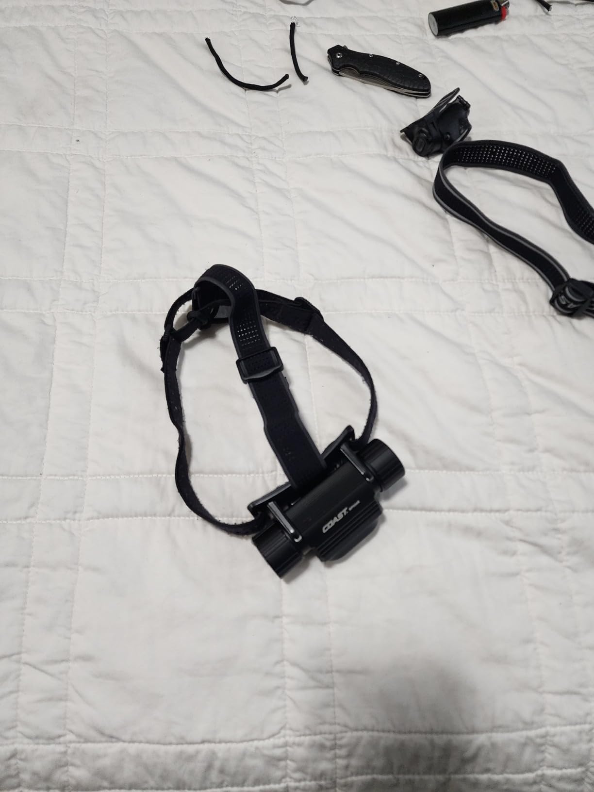Coast WPH34R 2000 Lumen Waterproof Ultra Bright IP68 USB Rechargeable-Dual Power Headlamp, 6 Modes with Spot and Flood Beams, Black/Grey customer photo 2