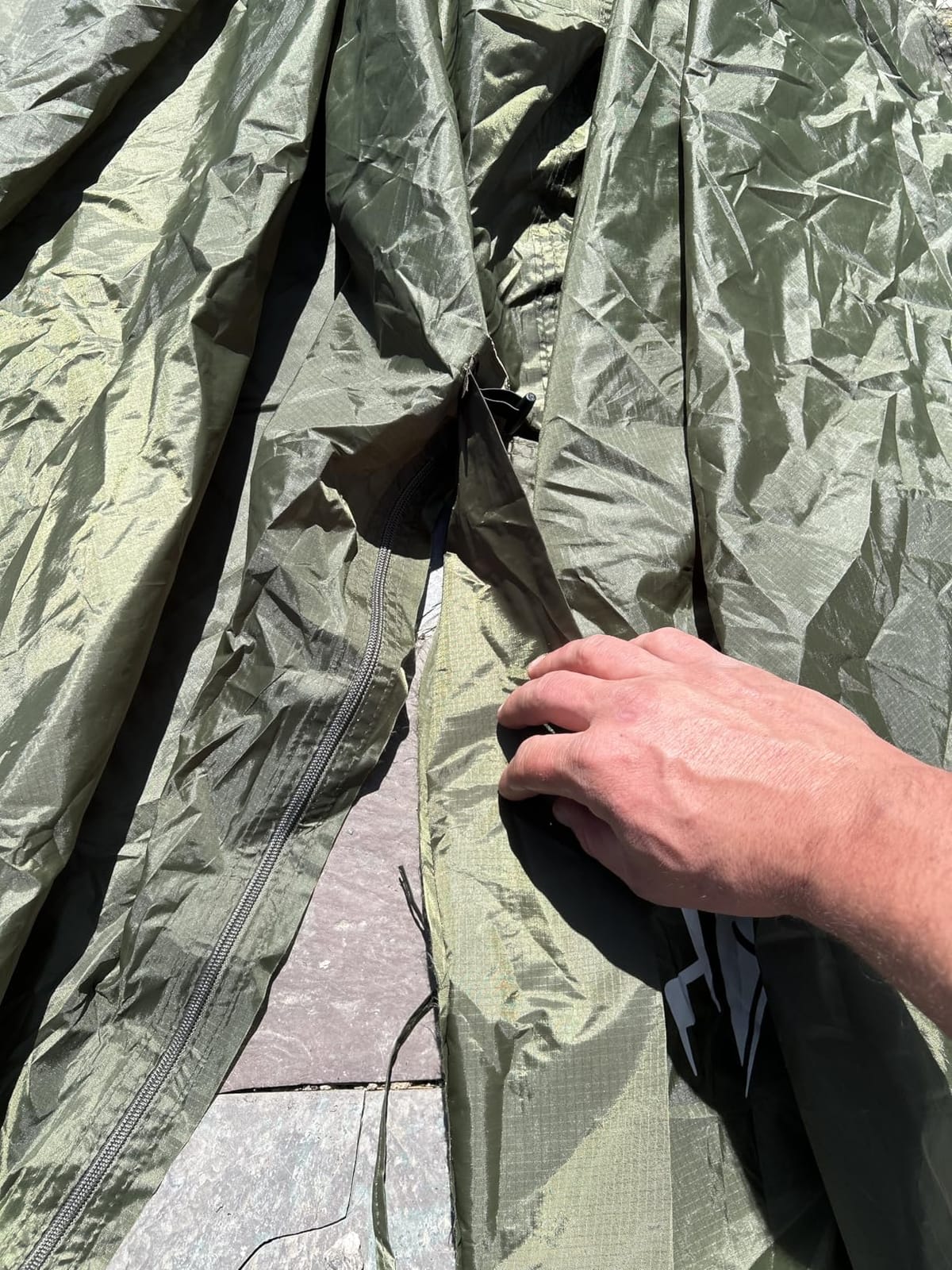 Night Cat Flat Lay Hammock Tent with Mosquito Net Waterproof Rainfly for 1 Person Backpacking Hiking Camping Lightweight 330LBS 87x28x19in customer photo 2