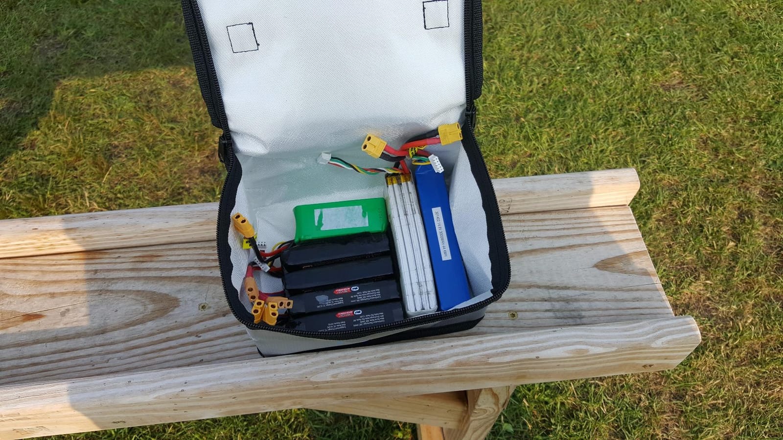 COLCASE Lipo Bag Fireproof Explosionproof for Lipo Battery Storage Charging | Upgraded Silicone Coated Fiberglass Fireproof Bag with Combination Lock 11x8x6.5 inches customer photo 1