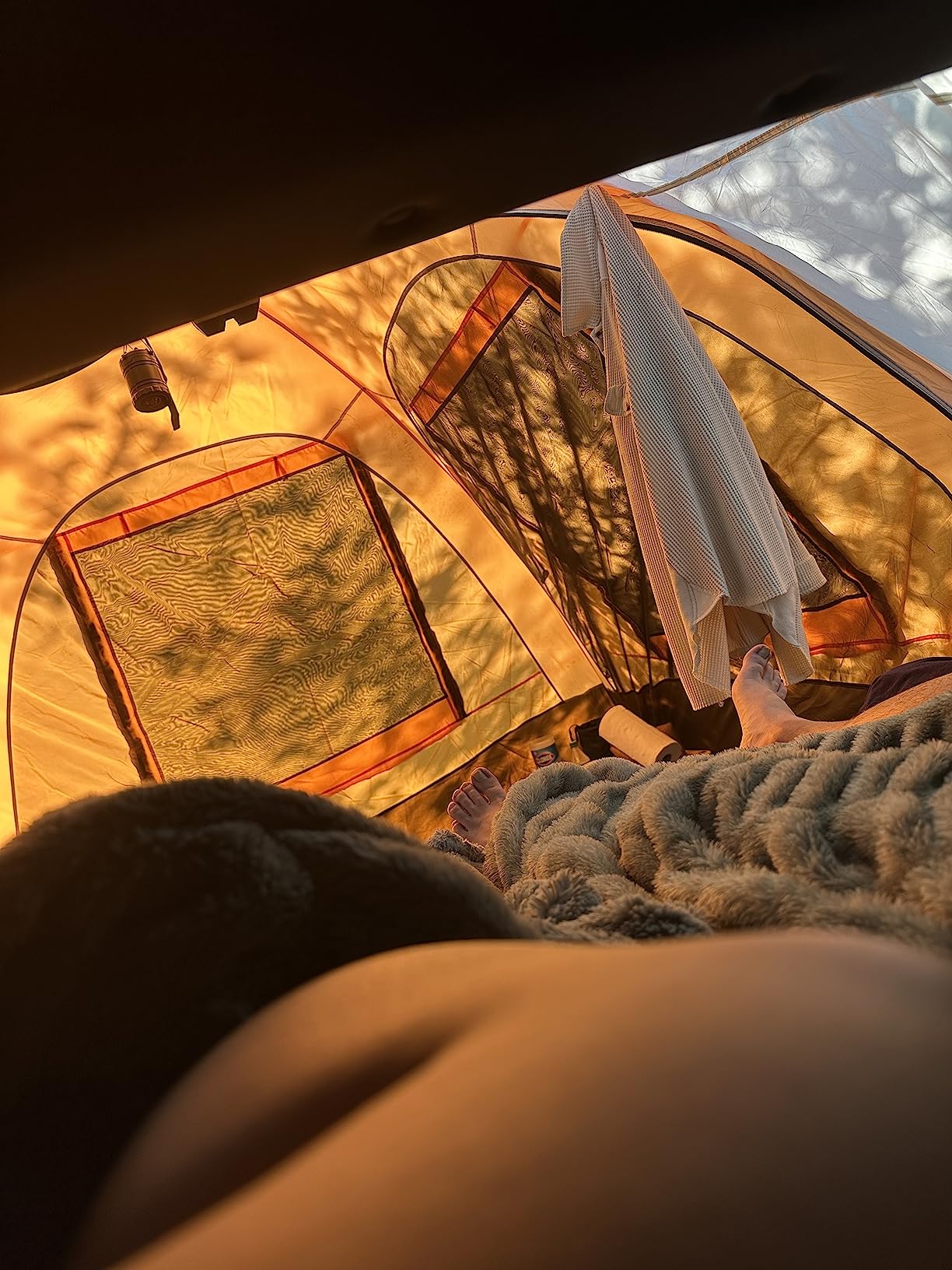 HomeMate Memory Foam Camping Mattress Pad: Portable Car Sleeping Pad | Roll Up Floor Mattress customer photo 2