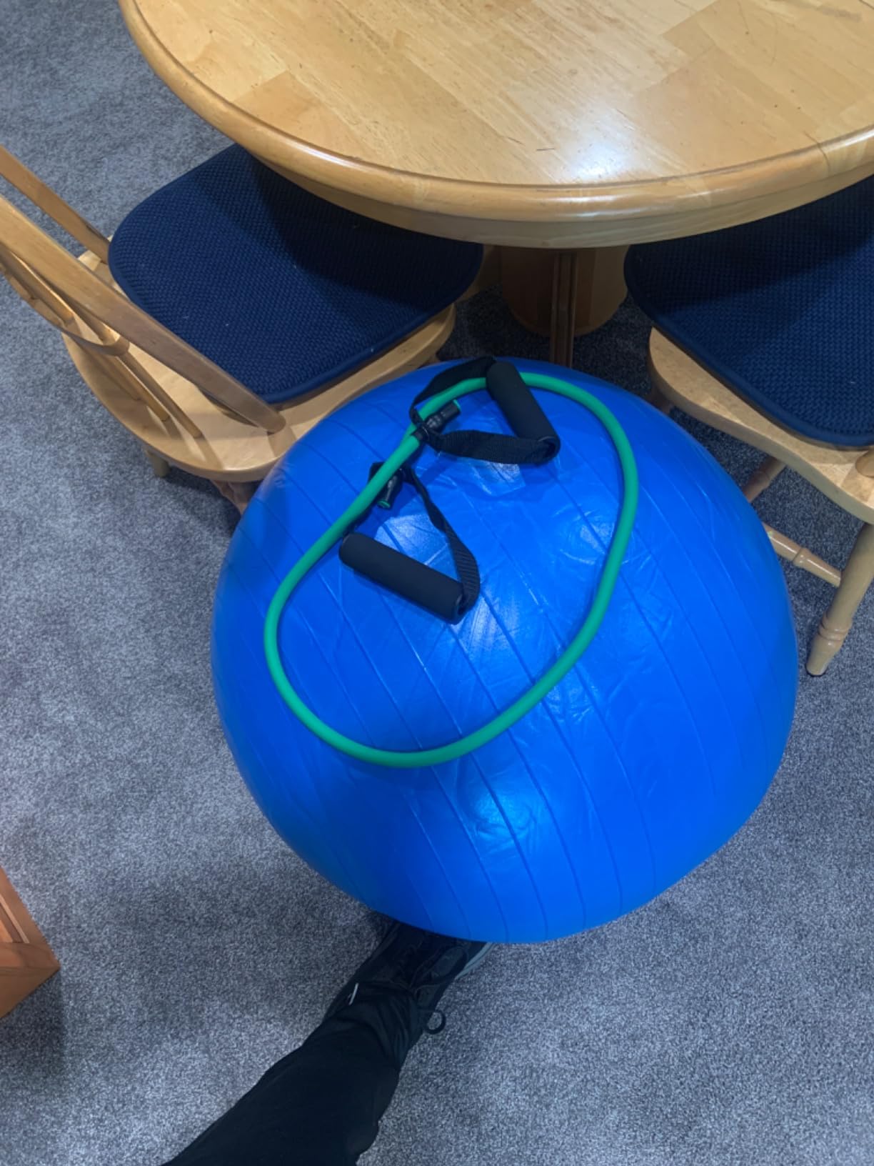 Resistance Bands with Handles, Exercise Bands with Handles, Door Anchor | Physical Therapy & Rehab, Home Workout Pilates Yoga, Non-Slip Handles, Portable Travel, TPE customer photo 2