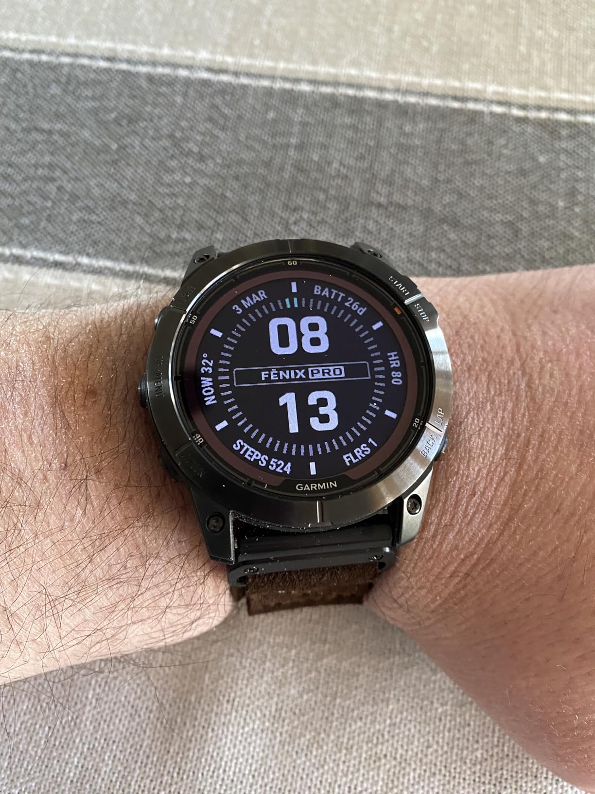 Garmin Fenix 7X Pro Solar, Multisport GPS Smartwatch, Built-in Flashlight, Solar Charging, Black customer photo 1