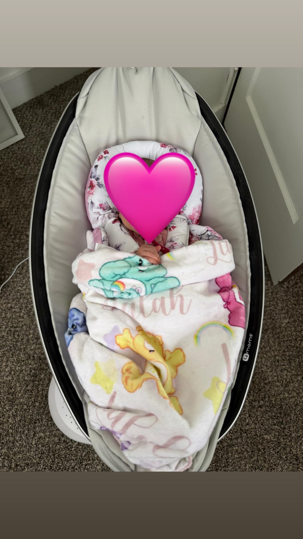 Infant Insert Compatible with 4moms Mamaroo & Graco Swing and Infant Car Seat, Stroller, Other Baby Swing, Rocker, Bouncer, Bassinet Newborn Insert Head & Body Support Cushion, Reversible Design customer photo 2