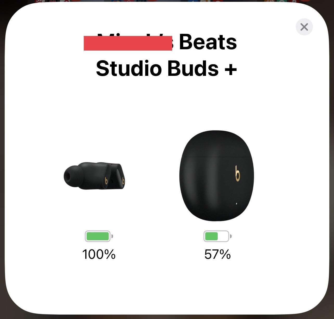 Beats Studio Buds + | True Wireless Noise Cancelling Earbuds, Enhanced Apple & Android Compatibility, Built-in Microphone, Sweat Resistant Bluetooth Headphones, Spatial Audio - Transparent customer photo 1