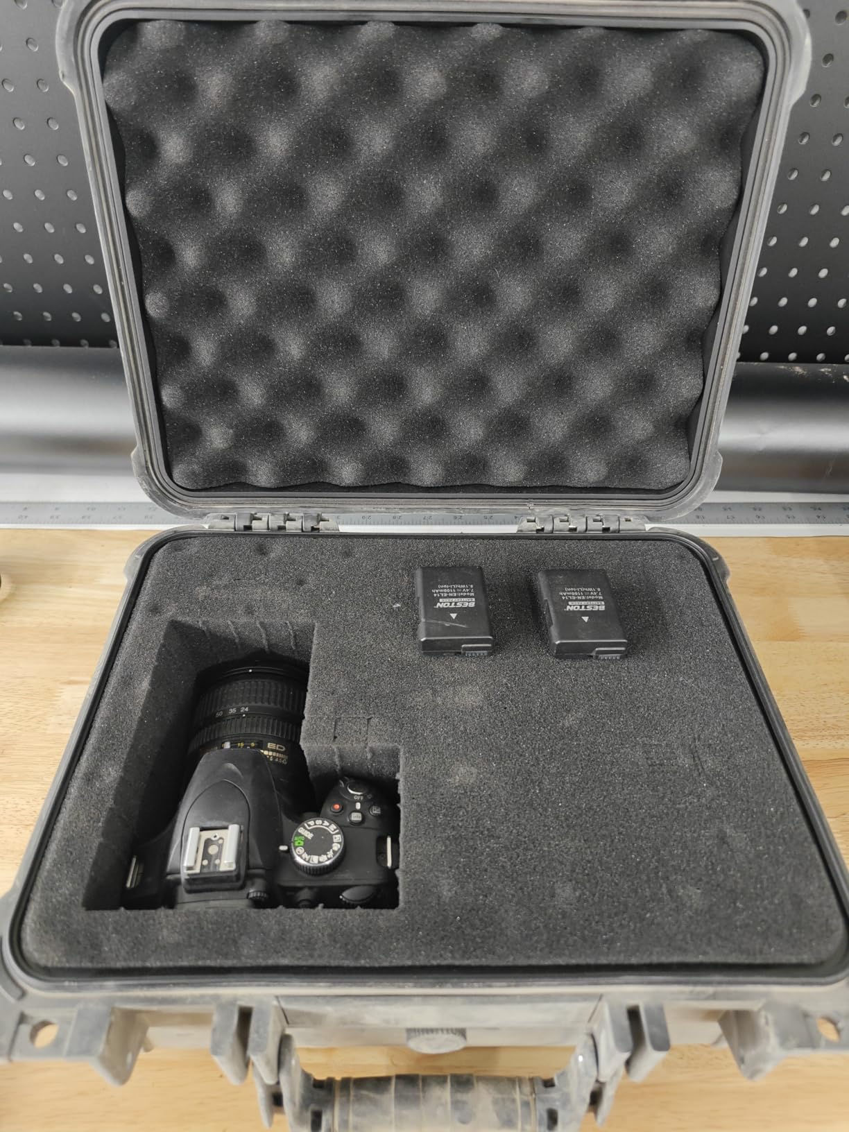 Jack Boss Hard Case, Portable Weather Waterproof Protective Camera Case with Customizable Foam, Fit Use of Drones, Camera, Equipments, Black, 13.6 x 11.4 x 6 Inch customer photo 1