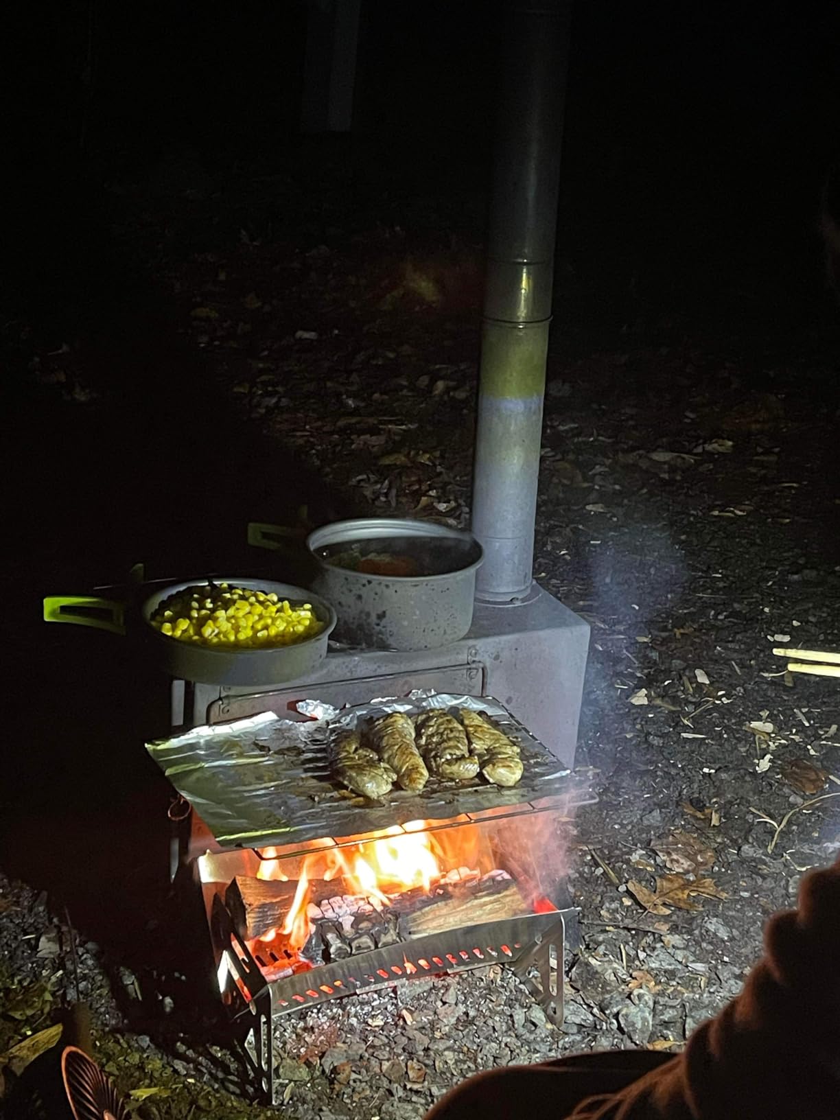 Mini Portable Charcoal Grill, Small BBQ Grill Tabletop Fire Pit for Camping Patio Outdoor Stainless Steel Camping Folding Barbecue Grills Backpacking Grills customer photo 1