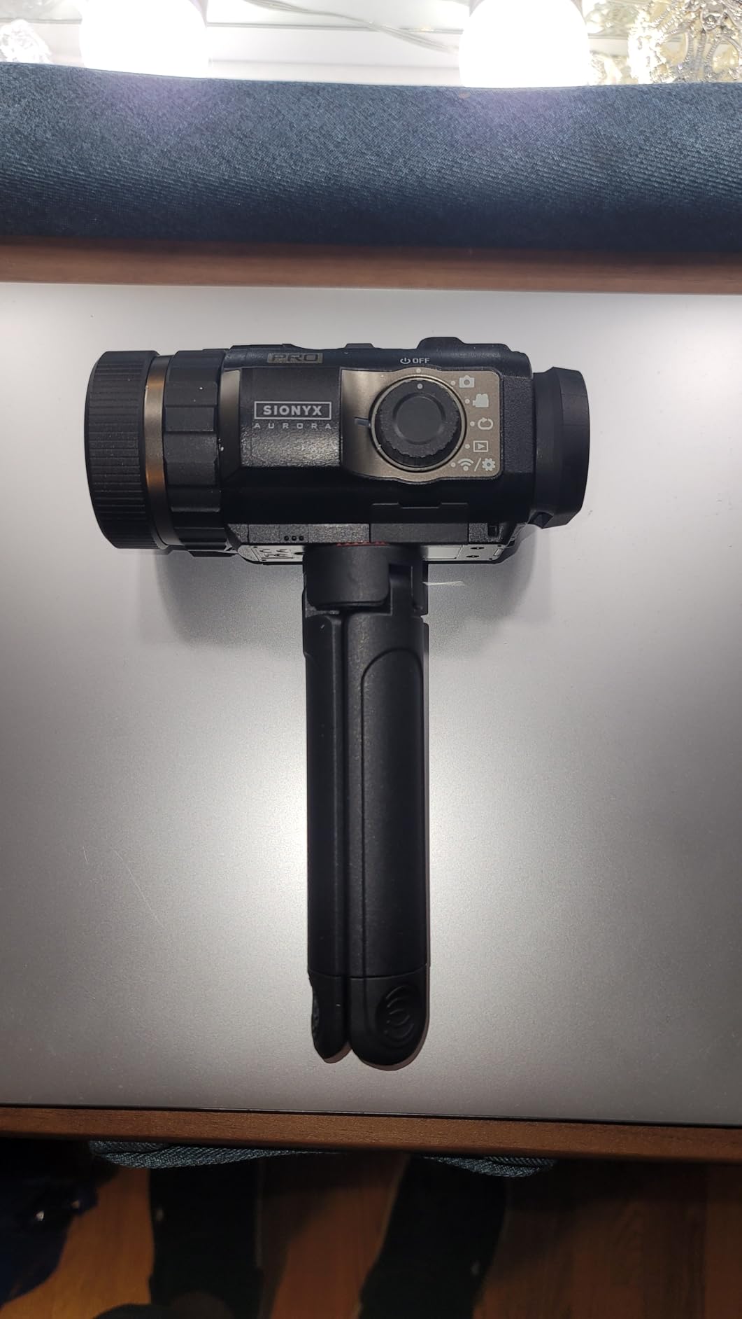 UURIG TP05 Extendable Mini Camera Tripod, Portable Selfie Stick Handle Grip Desktop Webcam Tripod with 1/4