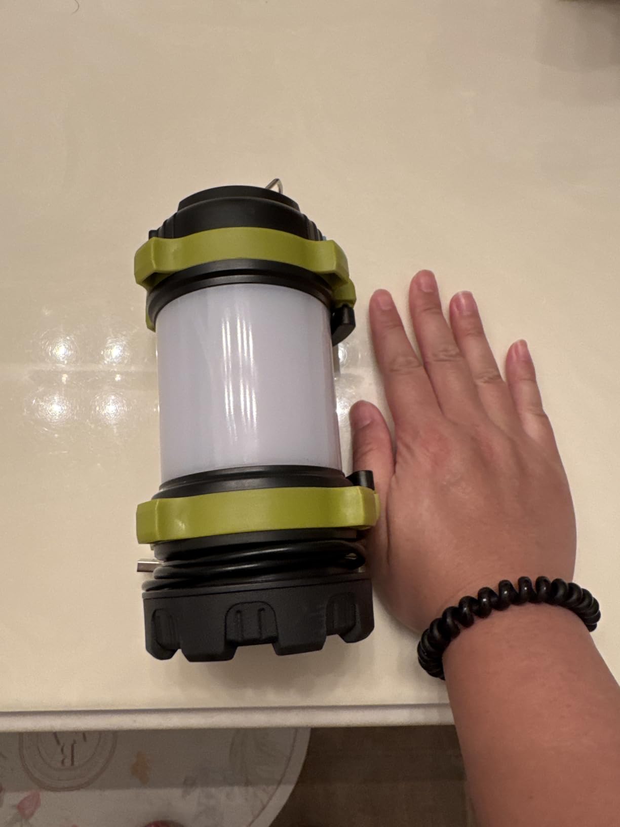 Consciot 2 Pack LED Camping Lantern Flashlight Rechargeable, 6 Light Modes | 3600mAh Portable Battery Pack, IPX4 Waterproof Camping Lights, USB C, Torch for Hurricane, Emergency, Survival Kits customer photo 2