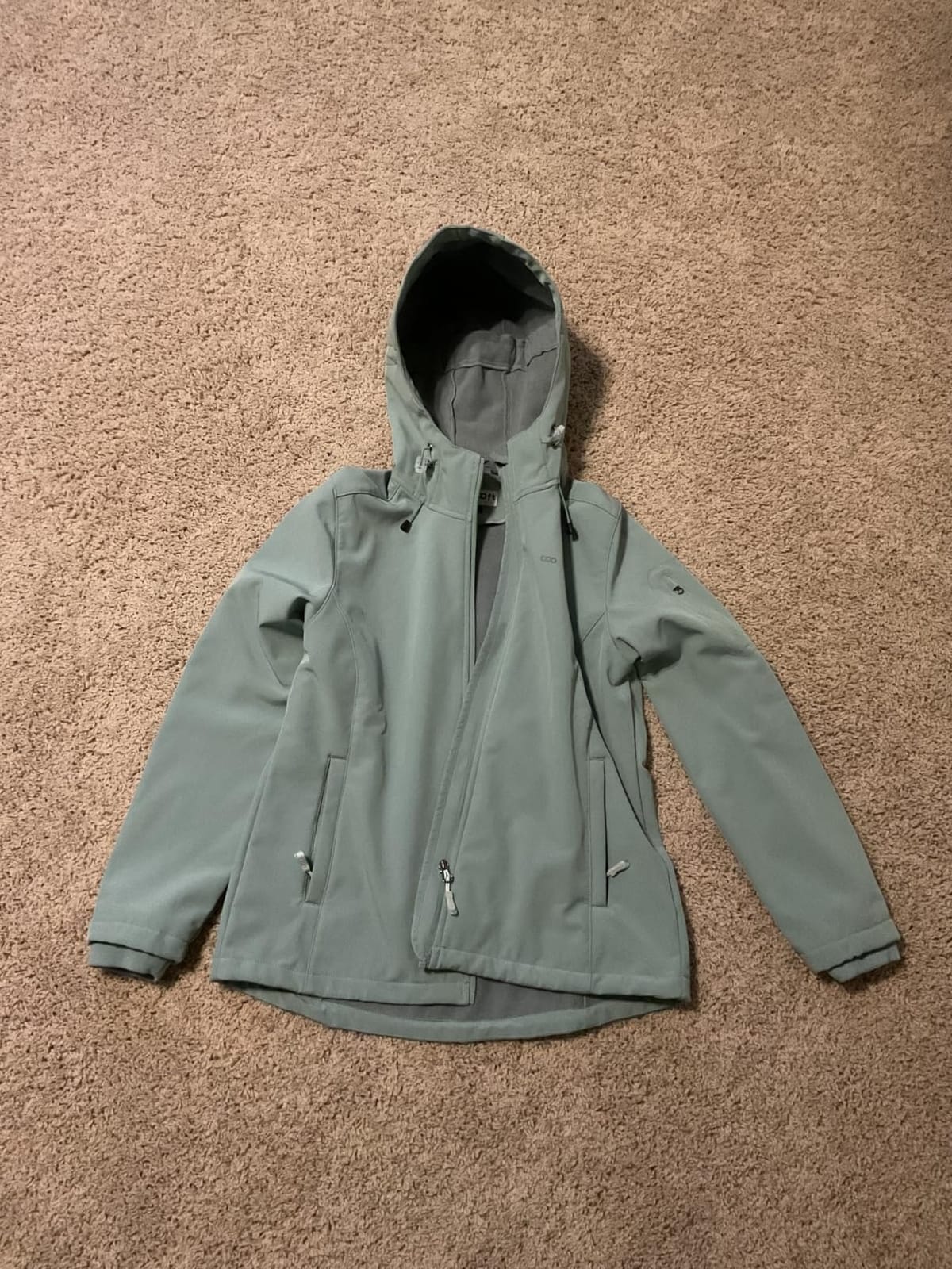 33,000ft Women's Softshell Jacket Waterproof Hooded Fleece Lined Rain Coat customer photo 1