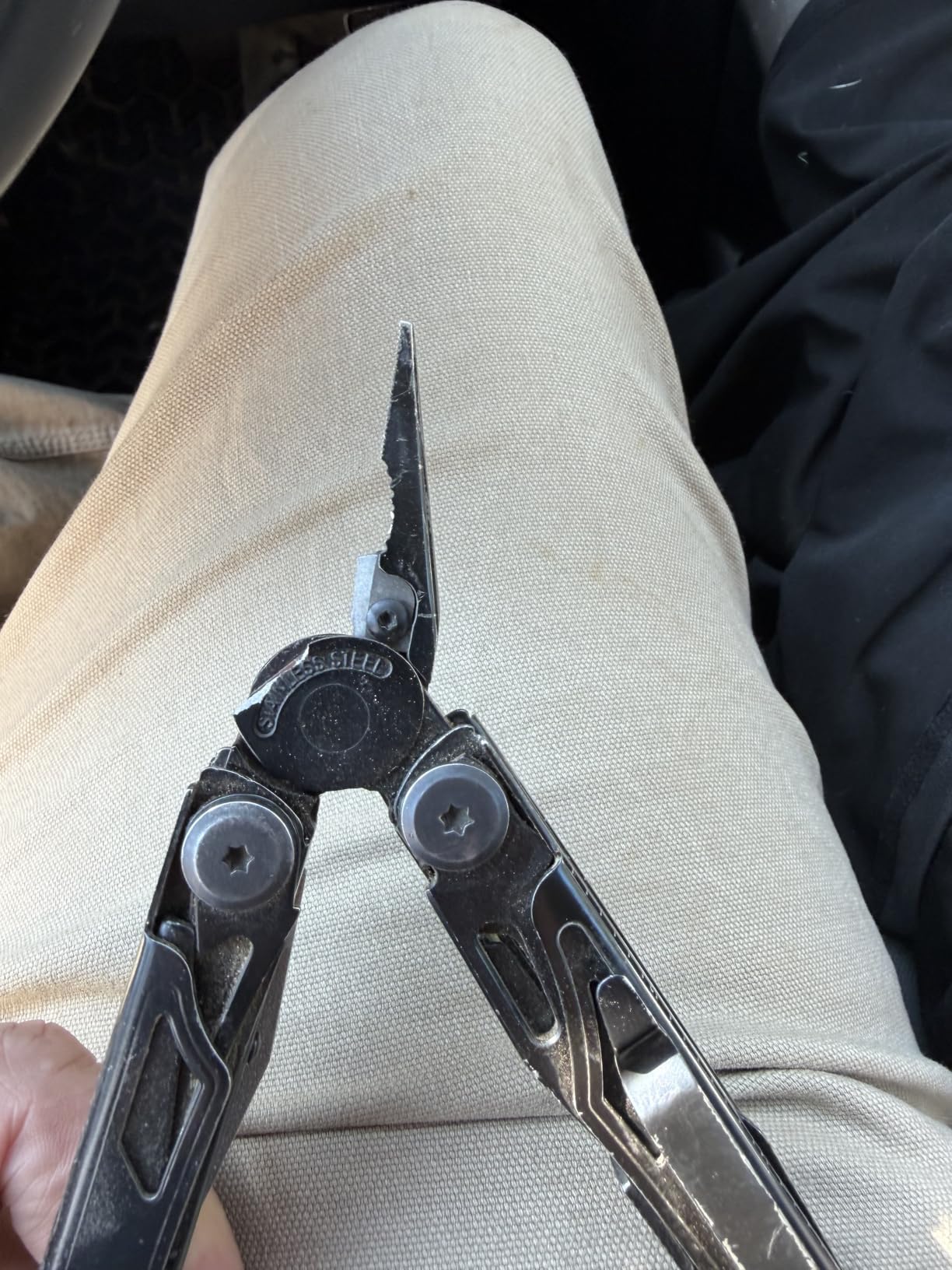 MOSSY OAK 19-in-1 Multitool Pliers Stainless Steel Self-Locking | Includes Fire Starter, Window Breaker, Whistle, and Sheath for Camping, Hiking, Survival, and Outdoor Adventures customer photo 1