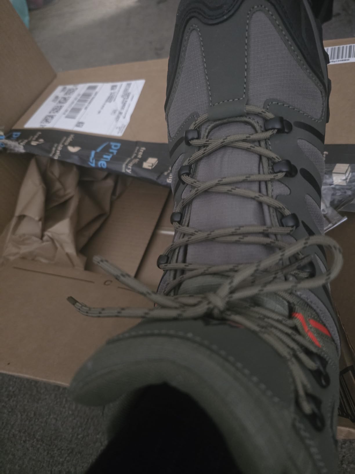 NORTIV 8 Men's Ankle High Waterproof Hiking Boots customer photo 1