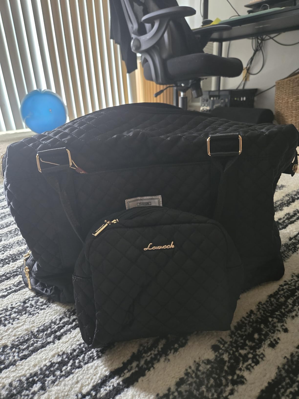 Travel Duffle Bag, Weekender Bags for Women with Shoe Compartment customer photo 1