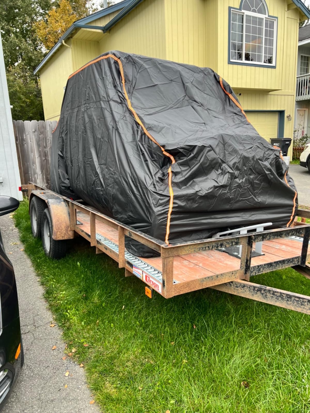 StarknightMT Heavy Duty UTV Cover 4 Seater,Waterproof 420D Oxford Cover for All-Weather Outdoor Storage,Compatible with Polaris Ranger Crew 1000 900 570 General RZR,Reflective Strips Windproof customer photo 1
