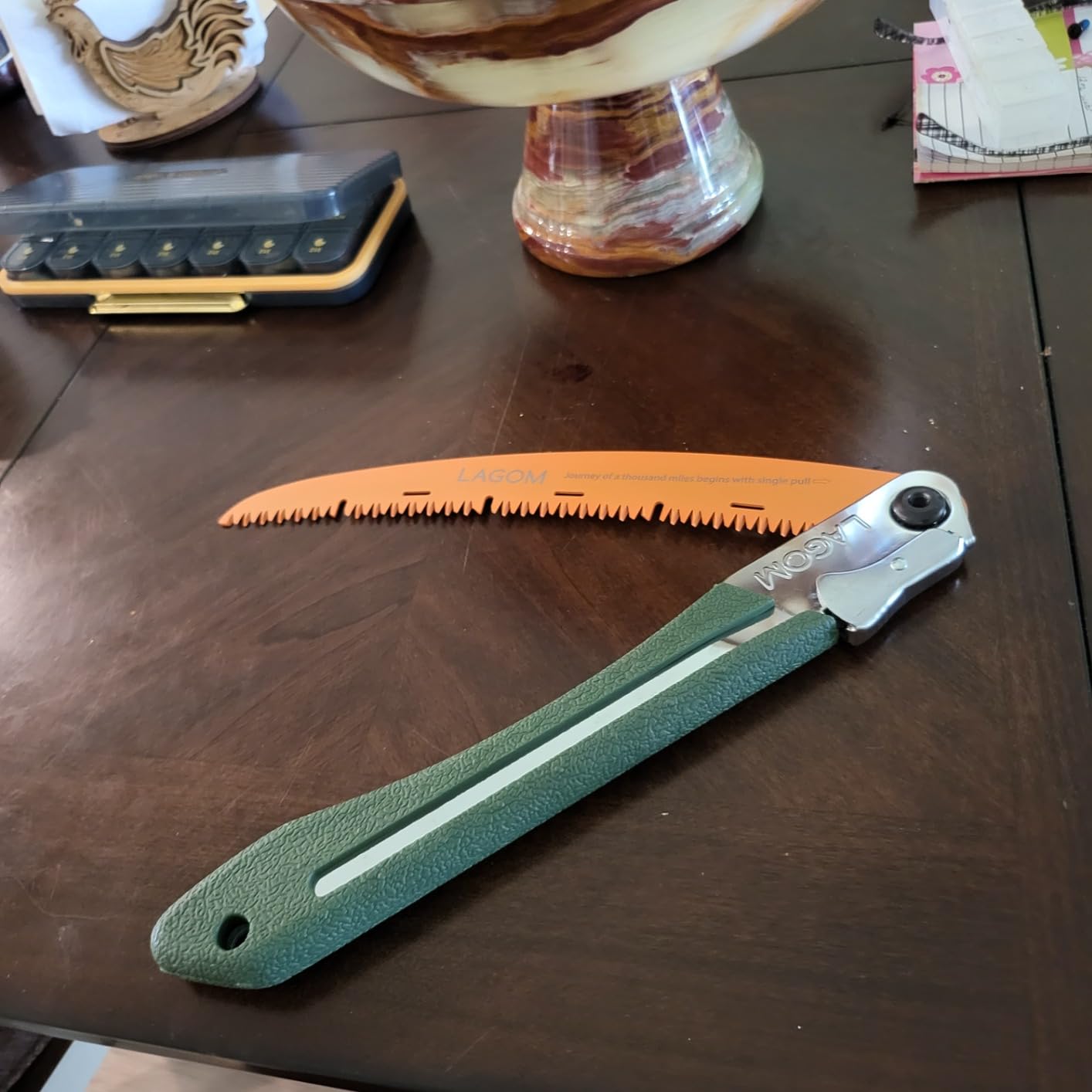 LAGOM Folding Pruning Saw | 11.4 Curved Blade | SK5 Steel | Secure Lock customer photo 2