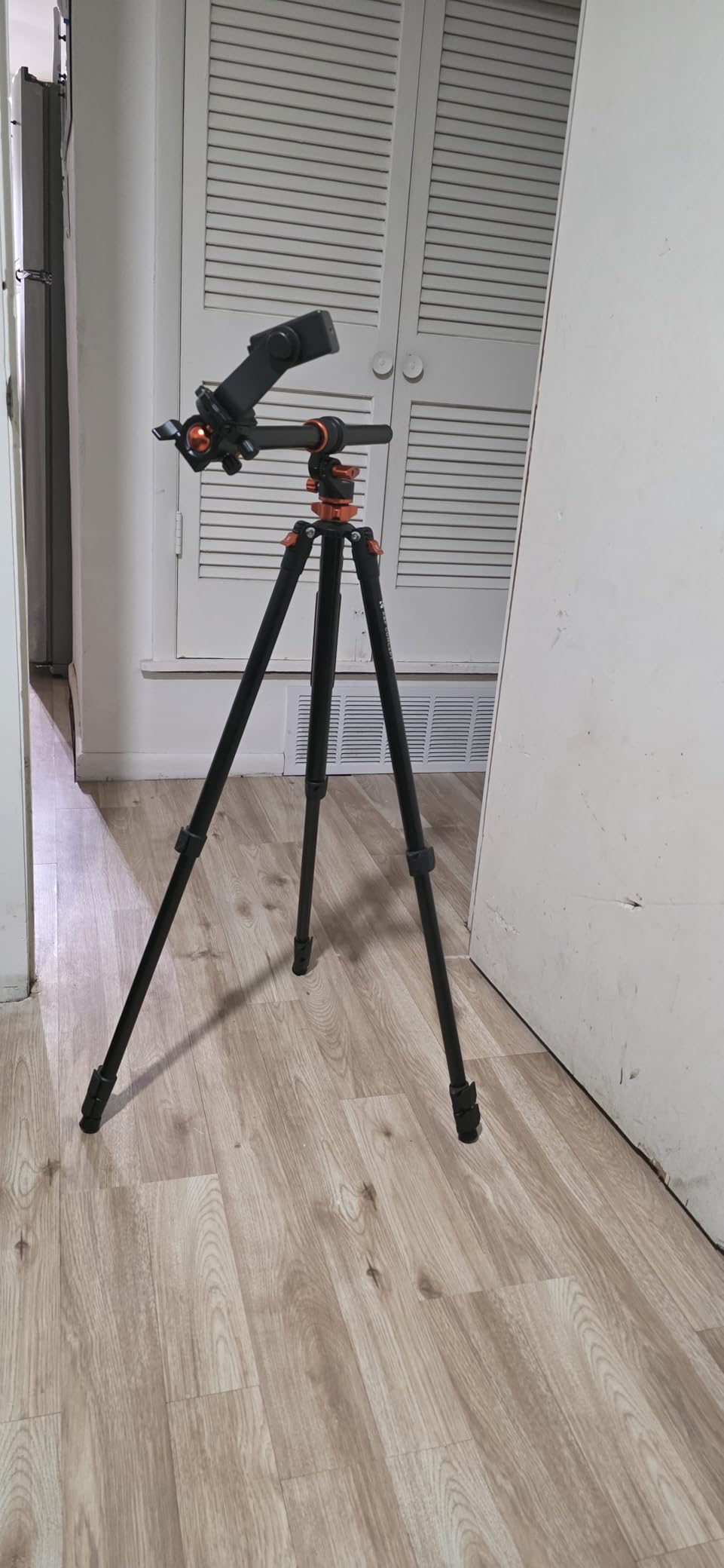 K&F CONCEPT 90''/230cm Ultra High Horizontal Overhead Camera Tripod | Metal Ball Head, 10KG Load Capacity, Detachable Monopod, Flexible Shooting DSLR Travel Video Tripods T254A7+BH-28L customer photo 2