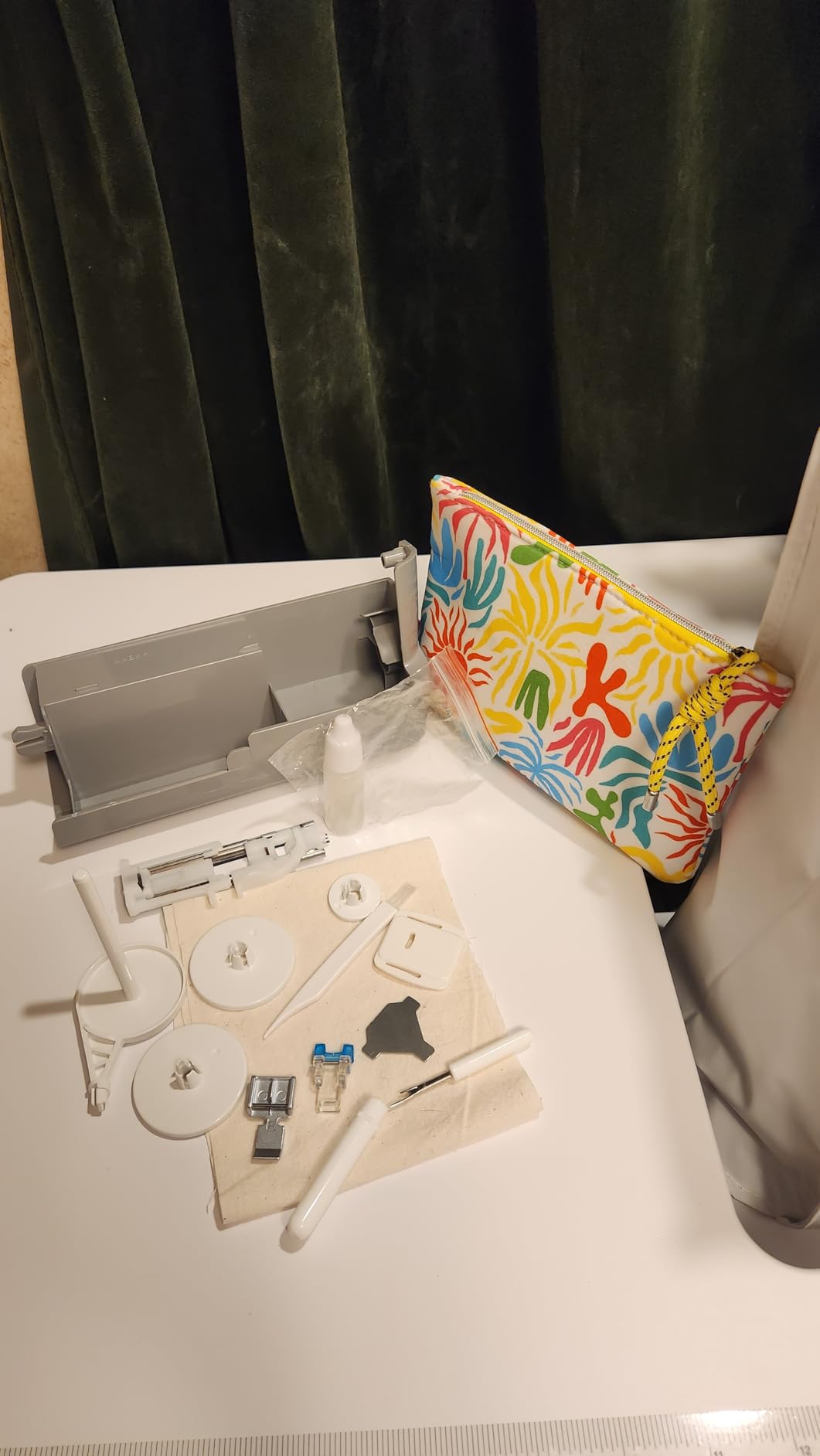 Janome Loft 100 Computerized Sewing Machine, 100 Stitches, LCD | 100 Built-in Stitches, Built-in Needle Threader, 7 One-Step Buttonholes, 7mm Max Stitch Width, Up to 820 Spm customer photo 1