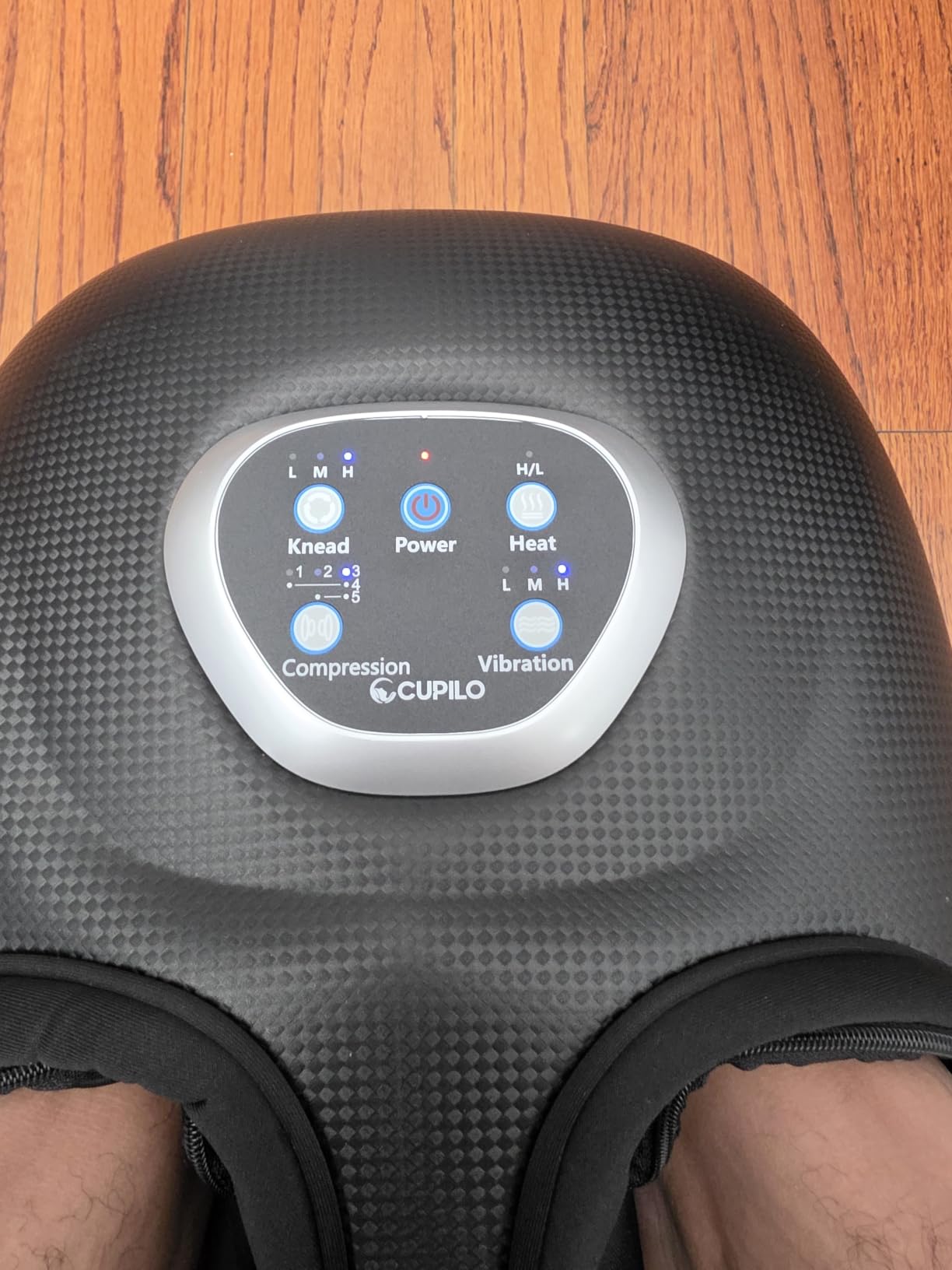 CuPiLo Foot Massager 2026 Upgraded FSA Eligible HSA, Birthday Gifts for Women | 5 Levels Compression & Vibration Massage for Plantar Fasciitis Relief, Heat & 3 Kneading, NTC Temperature Control customer photo 2