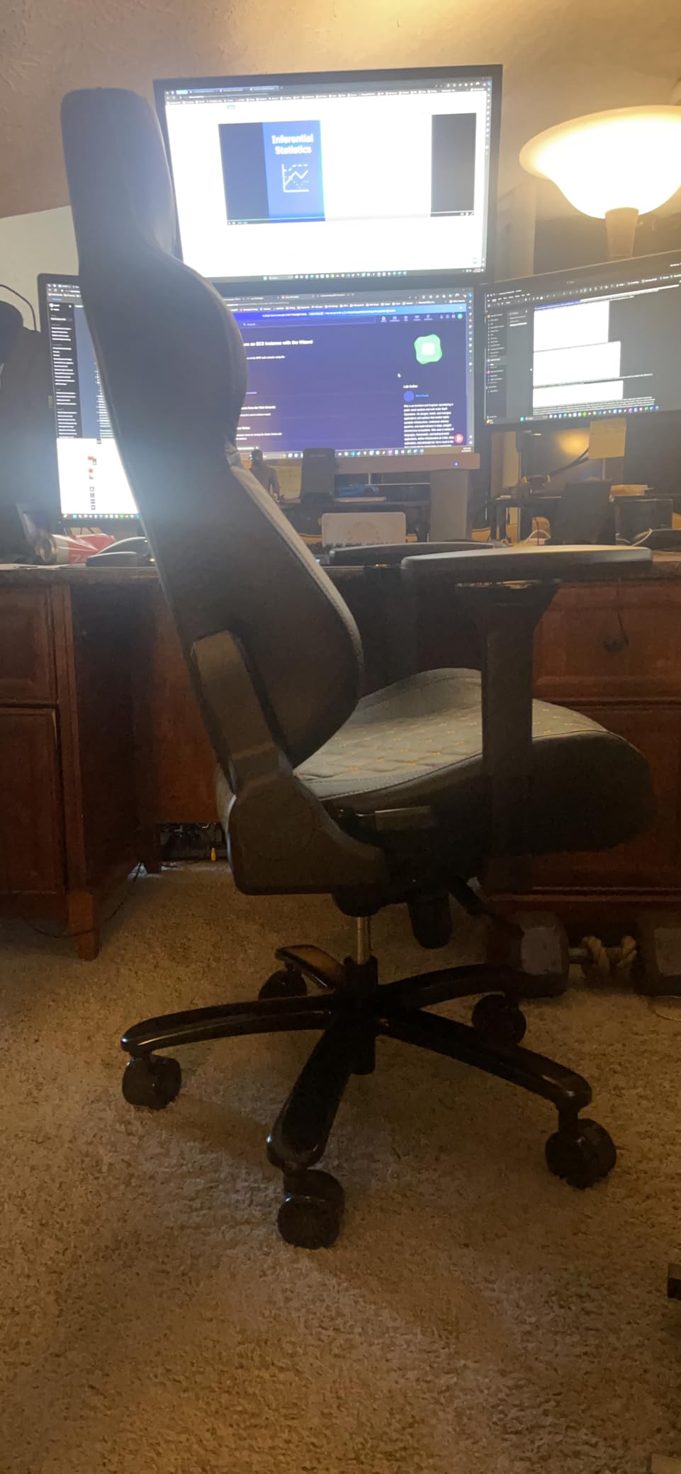 Big and Tall Gaming Chair 440LBS Gaming Chair with Metal Base Memory Foam Lumbar 4D Adjustable Armrest Computer Chair for Heavy People Ergonomic High-Back Computer Chair customer photo 1