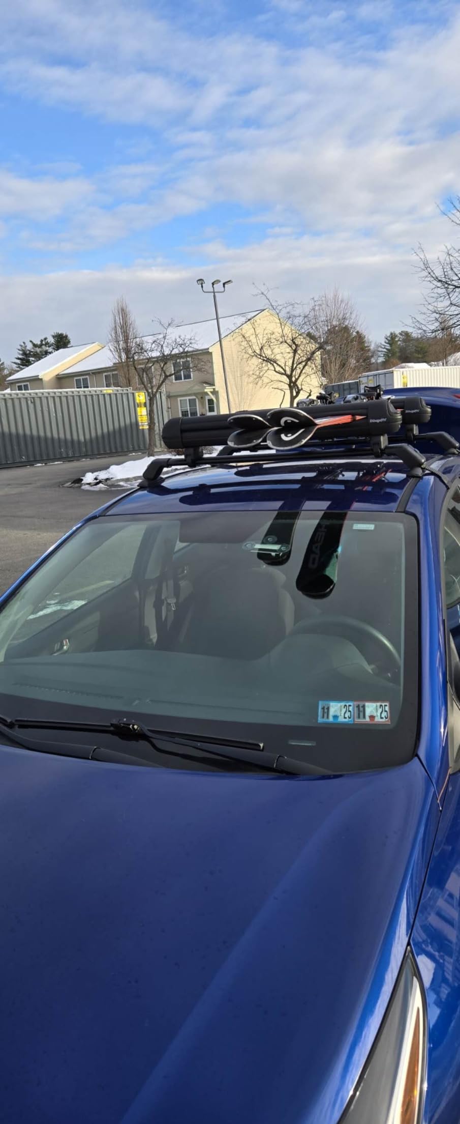 BougeRV Lockable Ski & Snowboard Racks, Extension with Sliding Feature, 28'' Fits 6 Pairs Skis or 4 Snowboards, Crab Mounting System Fits for Square/Aero/Oval Cross Bars customer photo 2