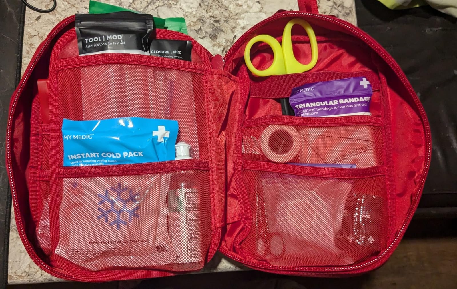 MY MEDIC MyFAK Standard Tactical IFAK & AFAK First Aid Kit - HSA FSA Items - Built in USA - Medical Supplies & Combat Medic Kit for Car, Truck, Vehicle & EDC Emergencies - Tactical Medical Bag, Black customer photo 2