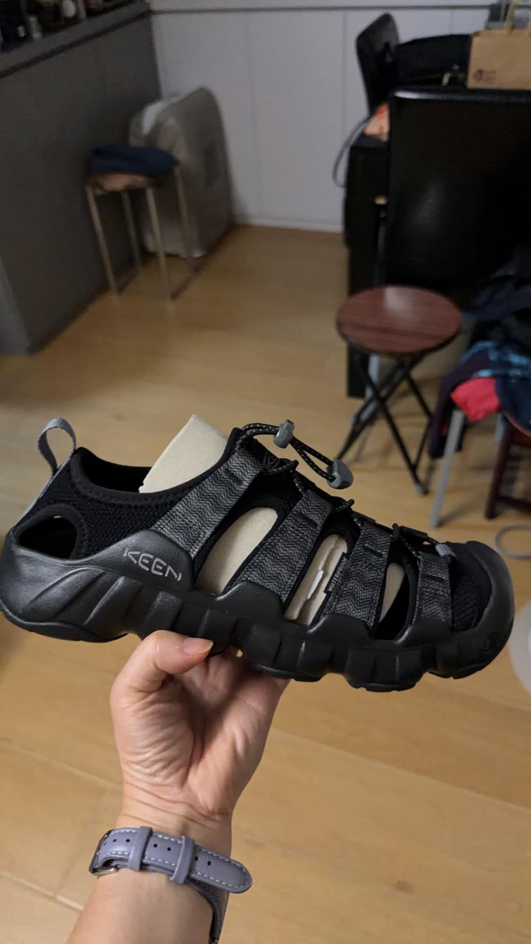 KEEN Men's Hyperport H2 Closed Toe Breathable Easy On Comfortable Hiking and Water Sandals customer photo 2