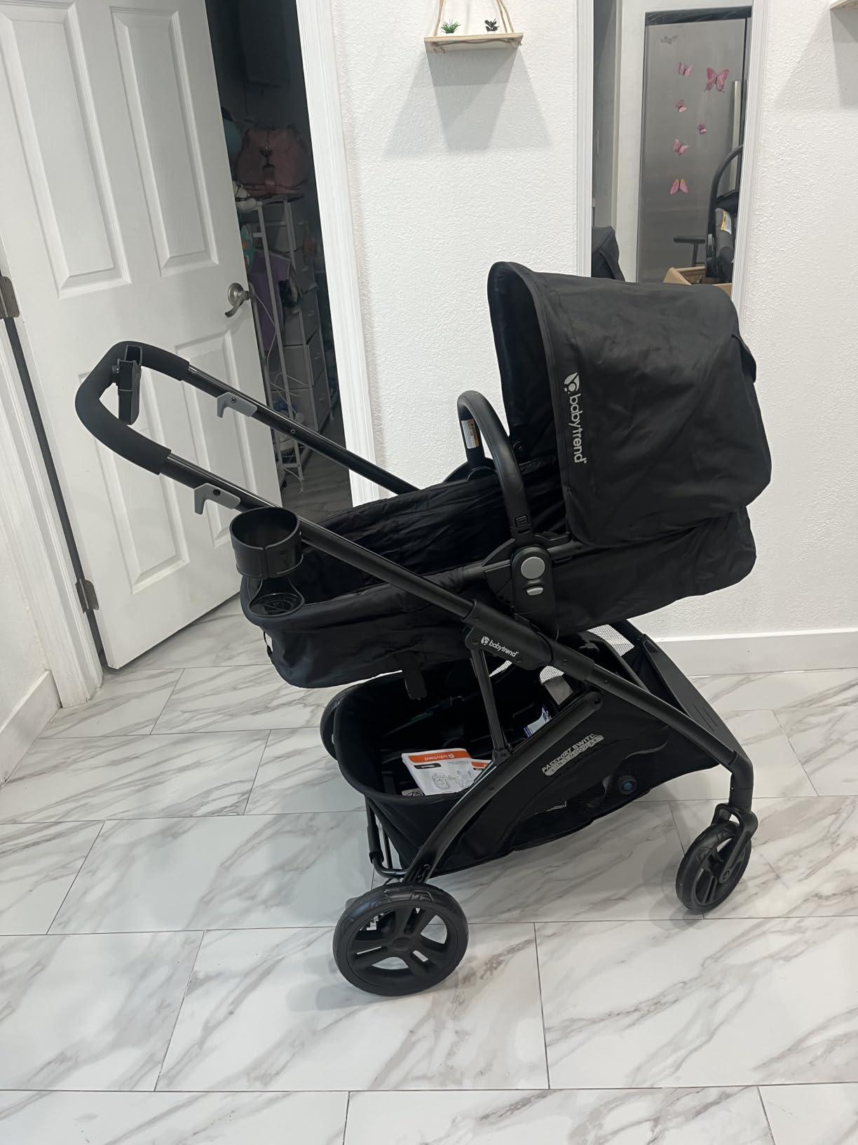 Baby Trend Passport Switch 6-in-1 Modular Stroller Travel System with EZ-Lift Plus Infant Car Seat, Dash Black customer photo 1