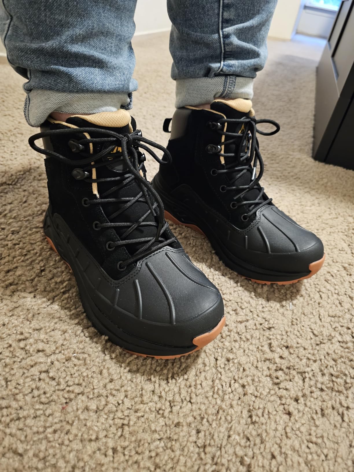 NORTIV 8 Women's Waterproof Hiking Boots Outdoor Trekking Camping Trail Hiking Boots customer photo 2