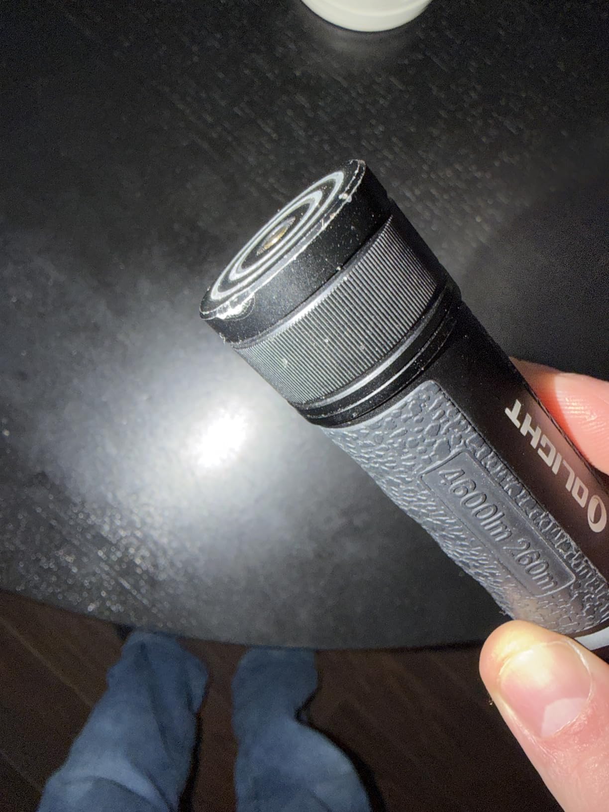 OLIGHT Seeker 4 Pro Rechargeable Flashlights, 4600 Lumens High Powerful Bright Light with USB C Holster, Waterproof IPX8 for Emergencies, Camping, Searching (Matte Black Cool White) customer photo 1