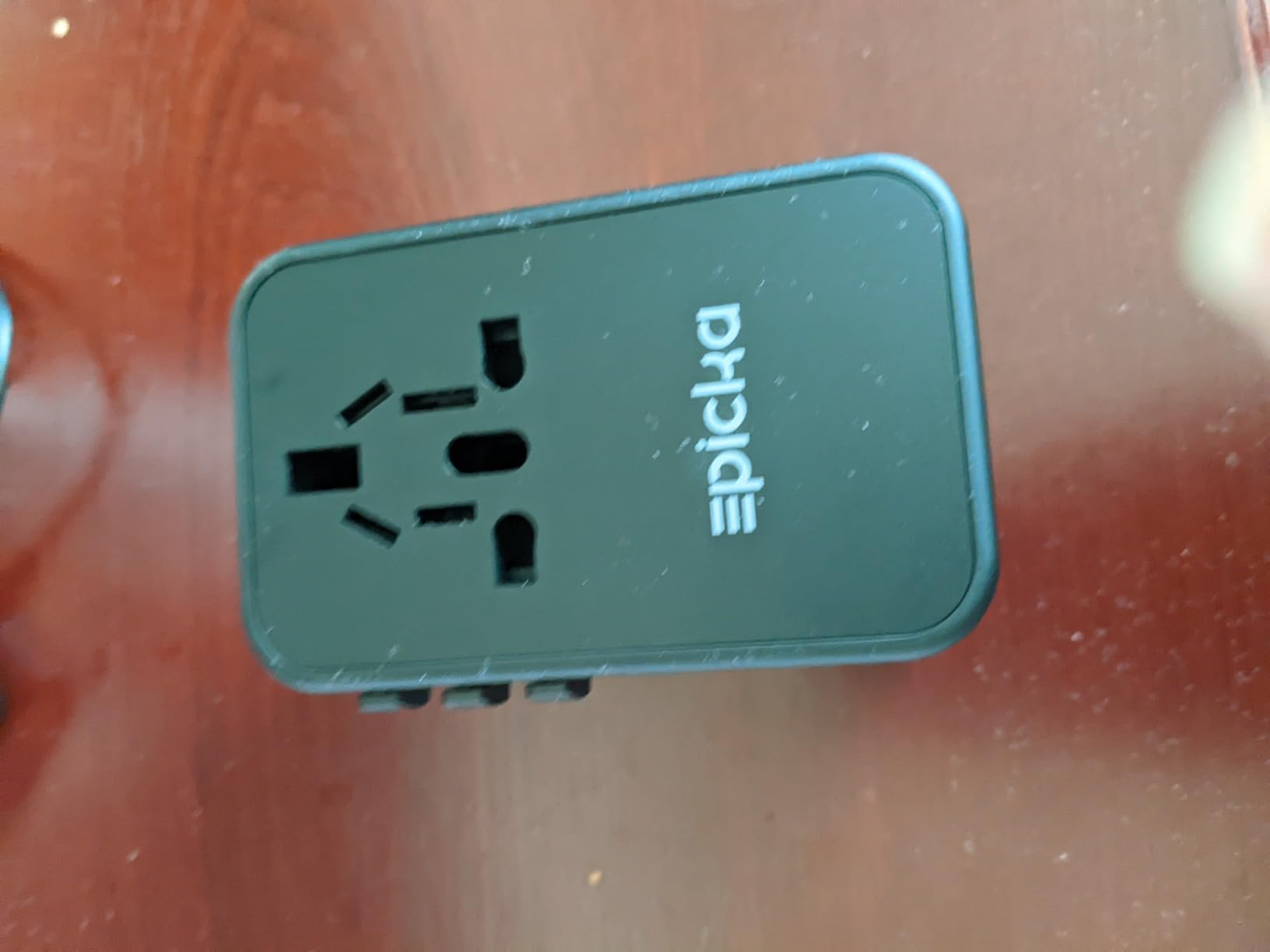 EPICKA 75W GaN PD Universal Travel Adapter, 3USB-C/2USB-A | International Power Adapter for EU/US/UK/AU, Fast Charging for Multi-Device Travel, TA-105 Max, Black customer photo 2