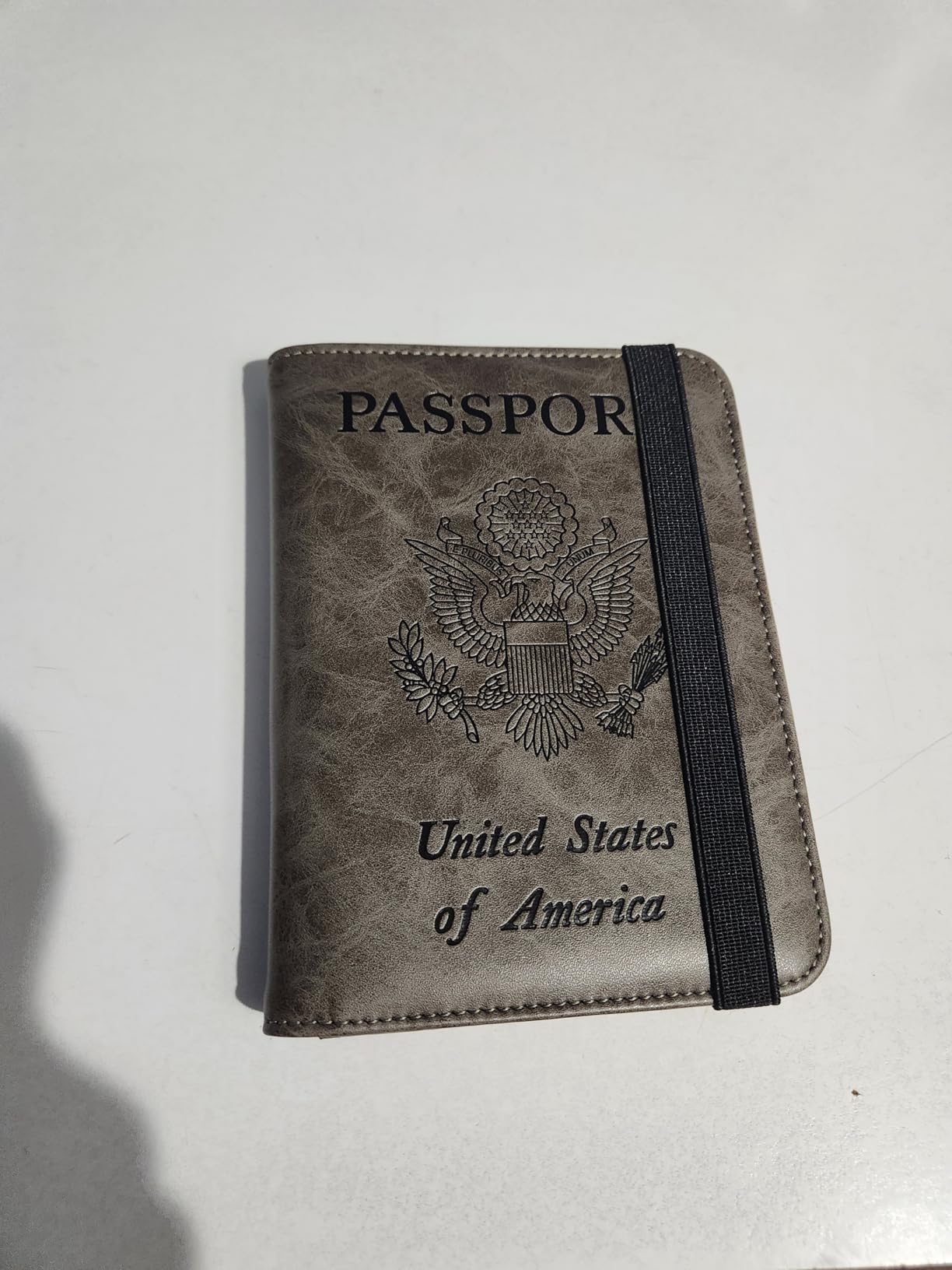 Airtag Passport Holder, Travel Essentials, Passport Cover, RFID Wallet customer photo 2