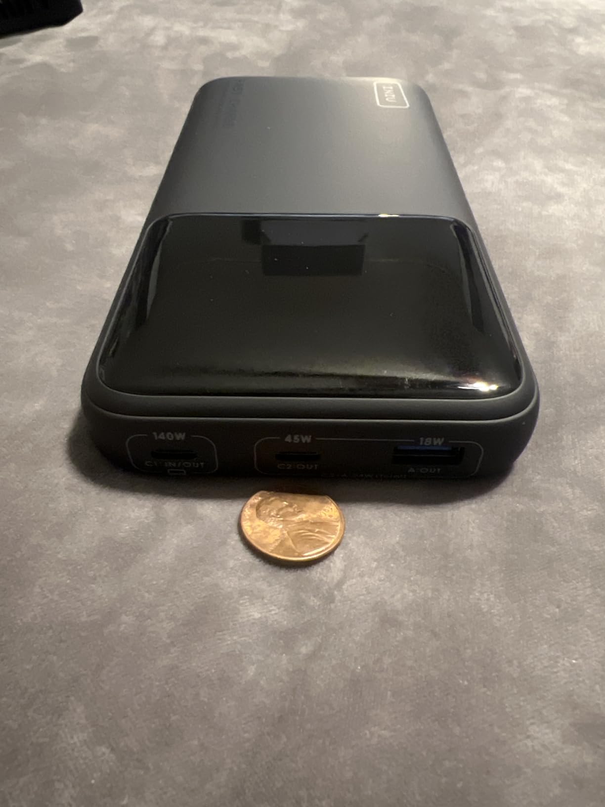 INIU Laptop Power Bank, Compact 27000mAh 140W Fast Charging Battery Pack | Smart LED Display, 3-Output Fast Charging, Flight-Safe, Portable Charger for MacBook Pro, Dell, Steam Deck, iPhone, iPad etc customer photo 1