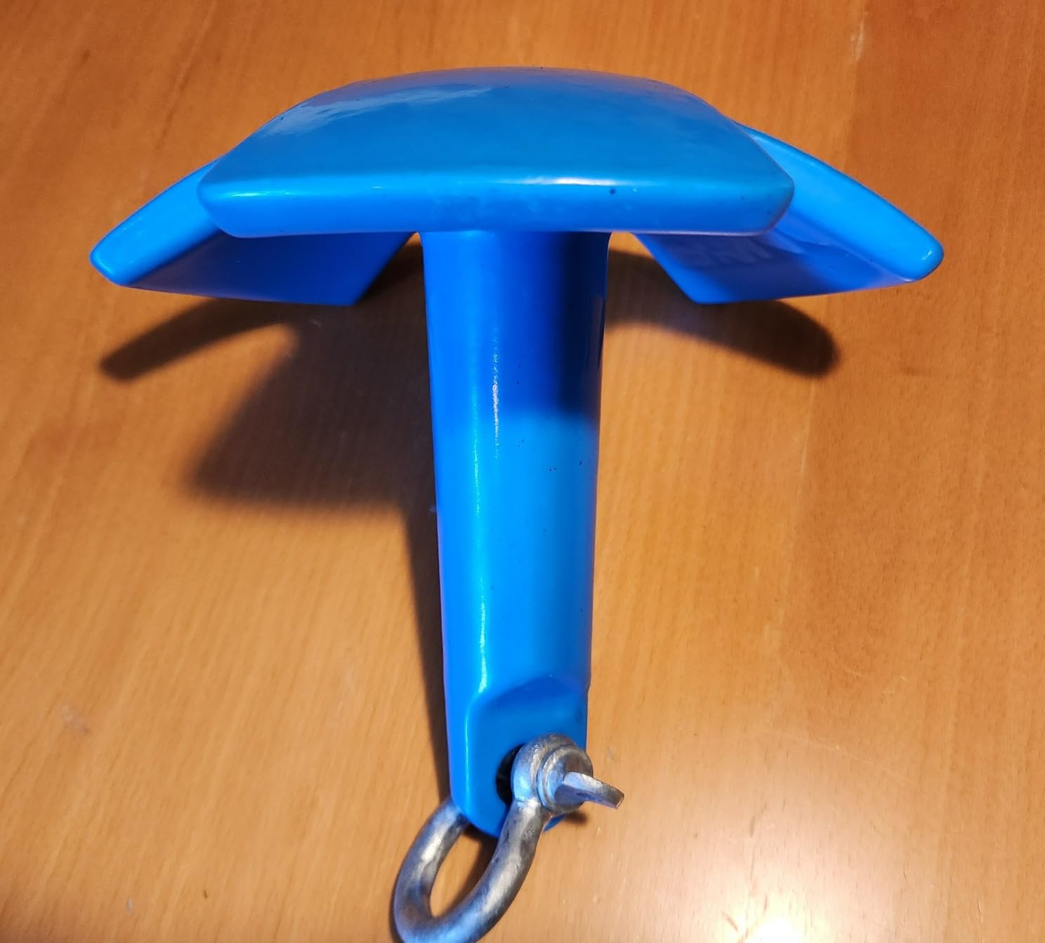 River Anchor 8 lb for Kayaks Canoes Dinghies and Jet Skis, Vinyl Coated | Cast Iron Mushroom Anchor with Bow Shackle for Lakes Rivers Mud, Better Boat customer photo 2