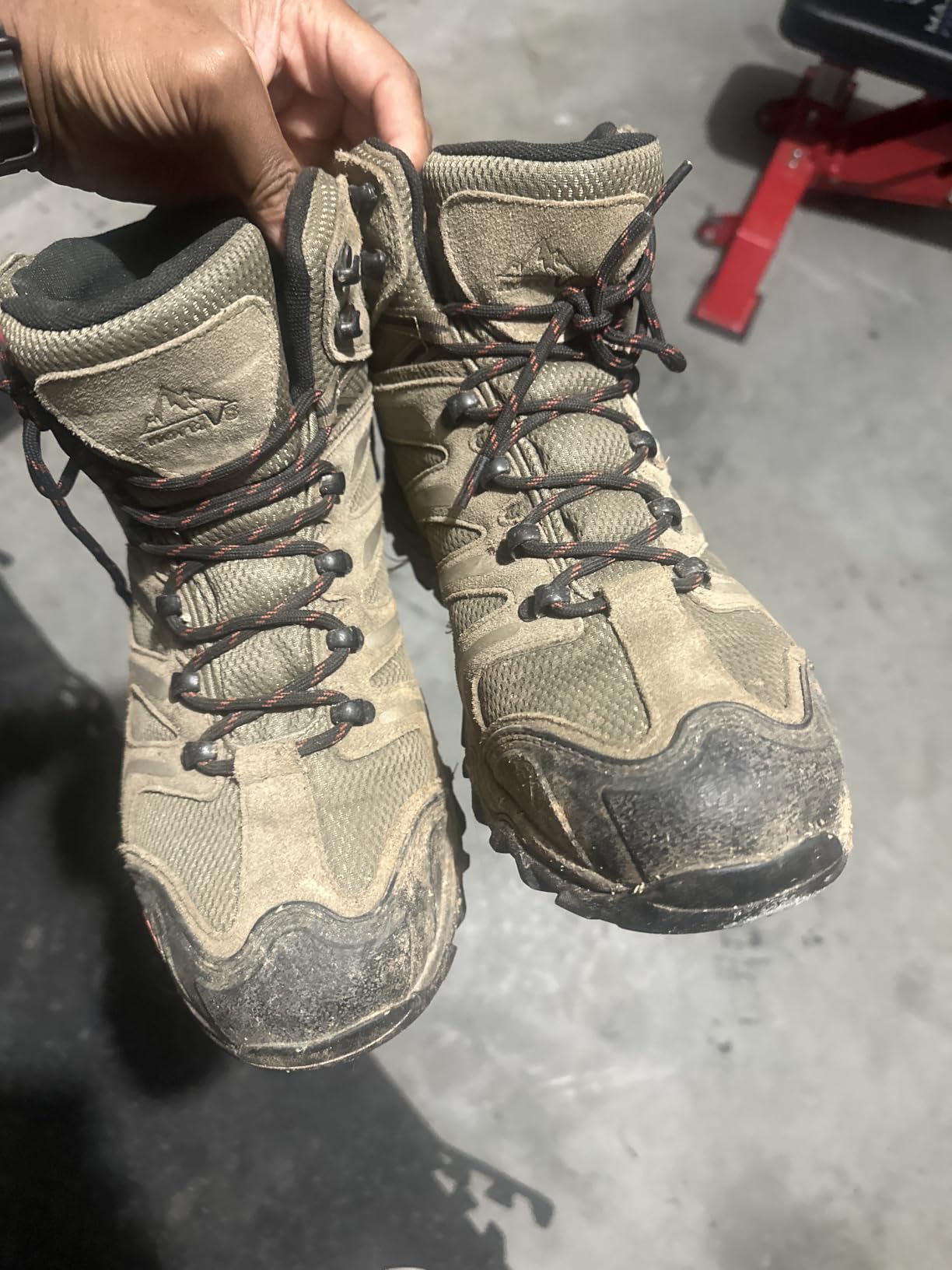 NORTIV 8 Men's Ankle High Waterproof Hiking Boots customer photo 1