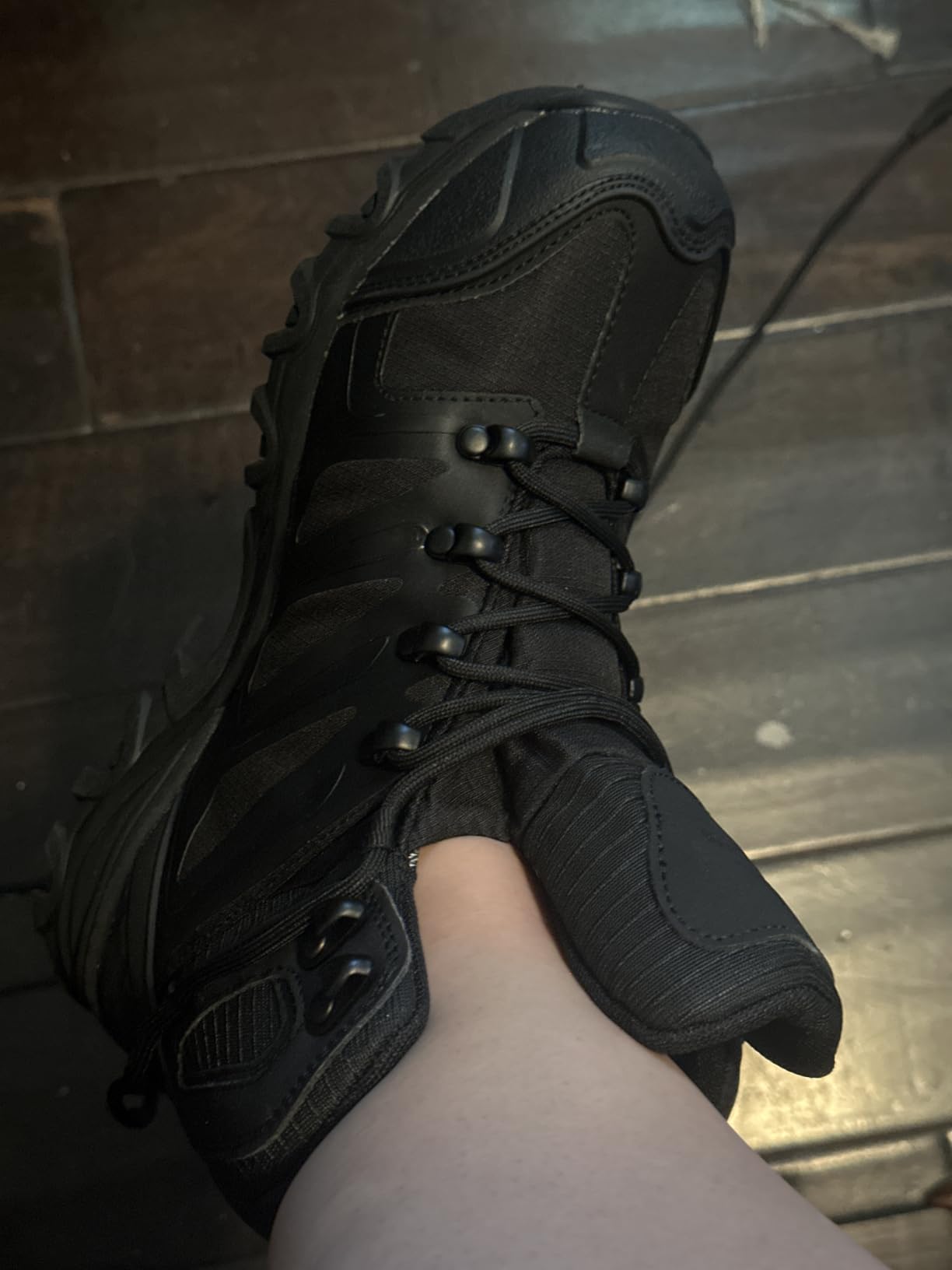 NORTIV 8 Men's Ankle High Waterproof Hiking Boots customer photo 2