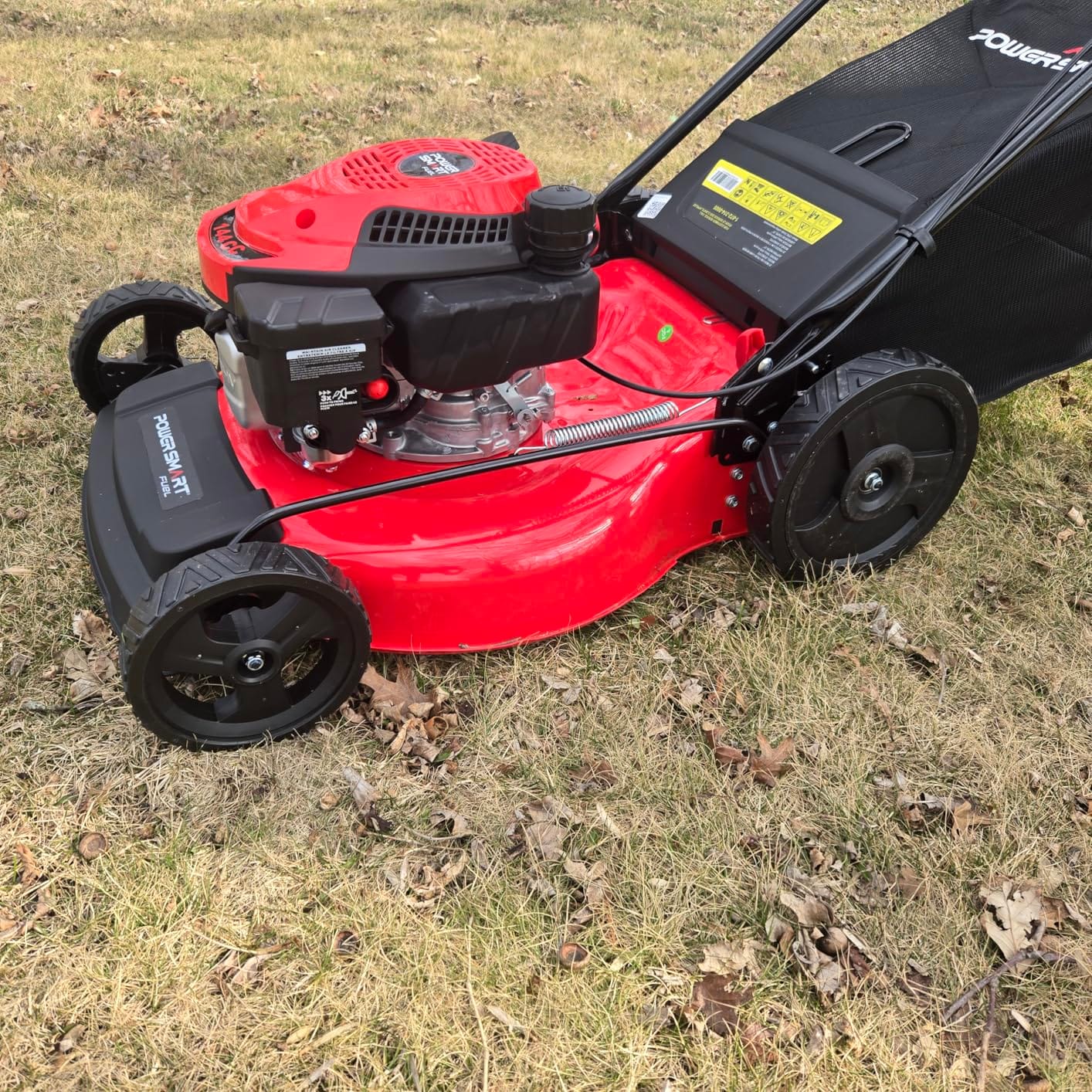 PowerSmart EasyGlide 21-Inch Gas Lawn Mower, 144cc 4-Stroke OHV Engine, Push Walk-Behind, 3-in-1 Mulch/Bag/Side Discharge, Steel Deck, 6 Height Adjustment customer photo 1