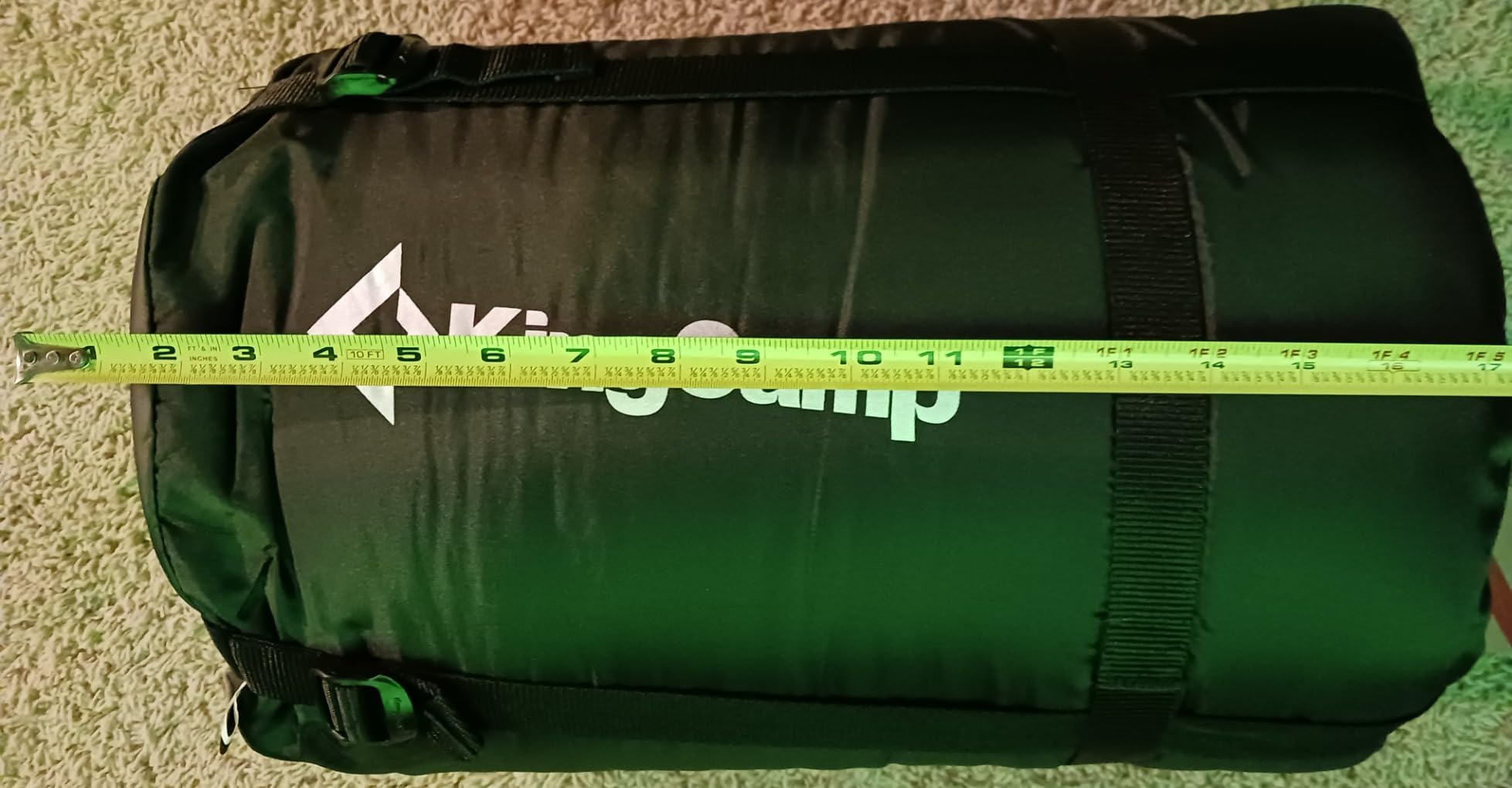 KingCamp 3-in-1 Sleeping Bag for Adults, Flannel Lining Sleeping Bag - Cold & Warm Weather, Big & Tall Individuals, Waterproof, Extra Length Sleeping Bag, Used as Blanket for Camping & Backpacking customer photo 1