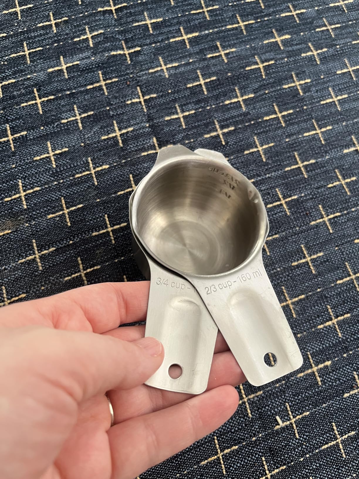 Spring Chef Stainless Steel Measuring Cups and Spoons Set of 14 w/Leveler | Nesting Metal Measuring Cups for Kitchen & Rectangular Teaspoon & Tablespoon Measuring Spoons for Dry and Liquid Ingredients customer photo 2